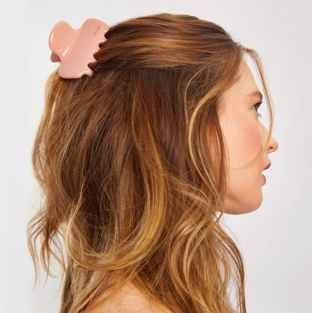 KITSCH - Recycled Plastic Puffy Cloud Clip - Rosewood 