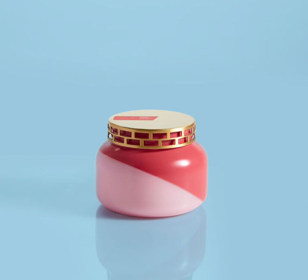 CAPRI BLUE - Pineapple Flower Dual Tone Signature Jar, 19 oz