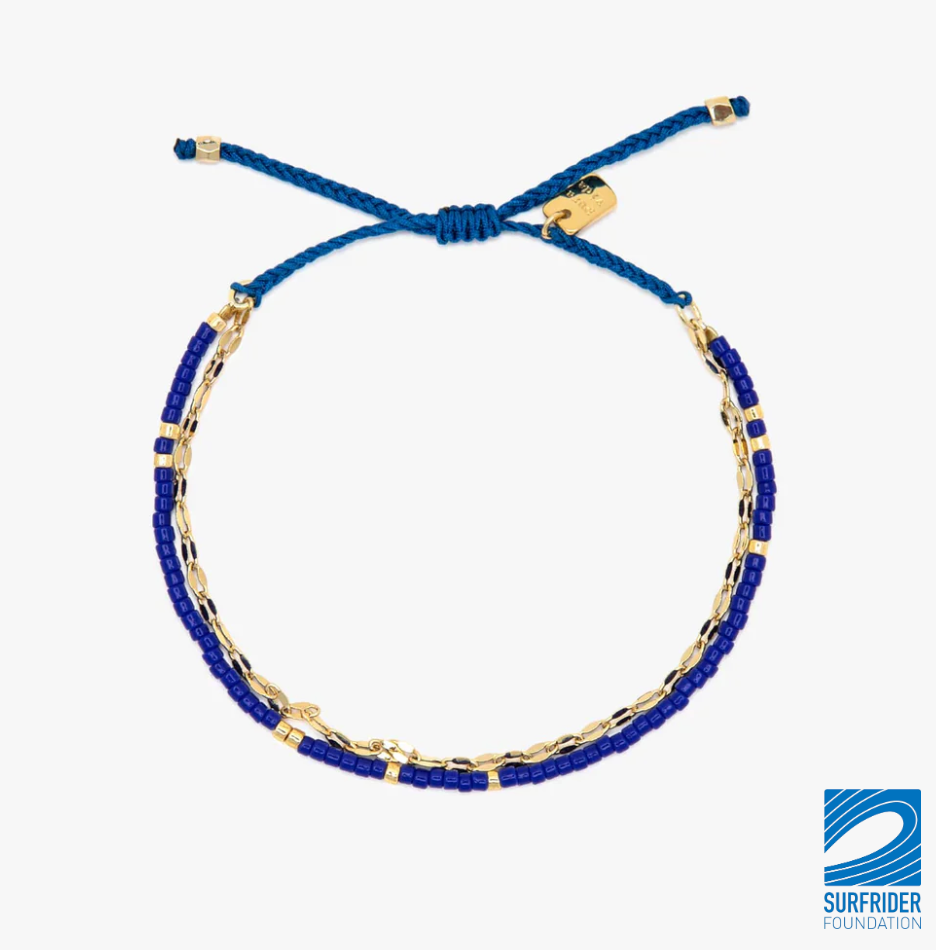 PURA VIDA - Dainty Surfrider Double Layer Bracelet