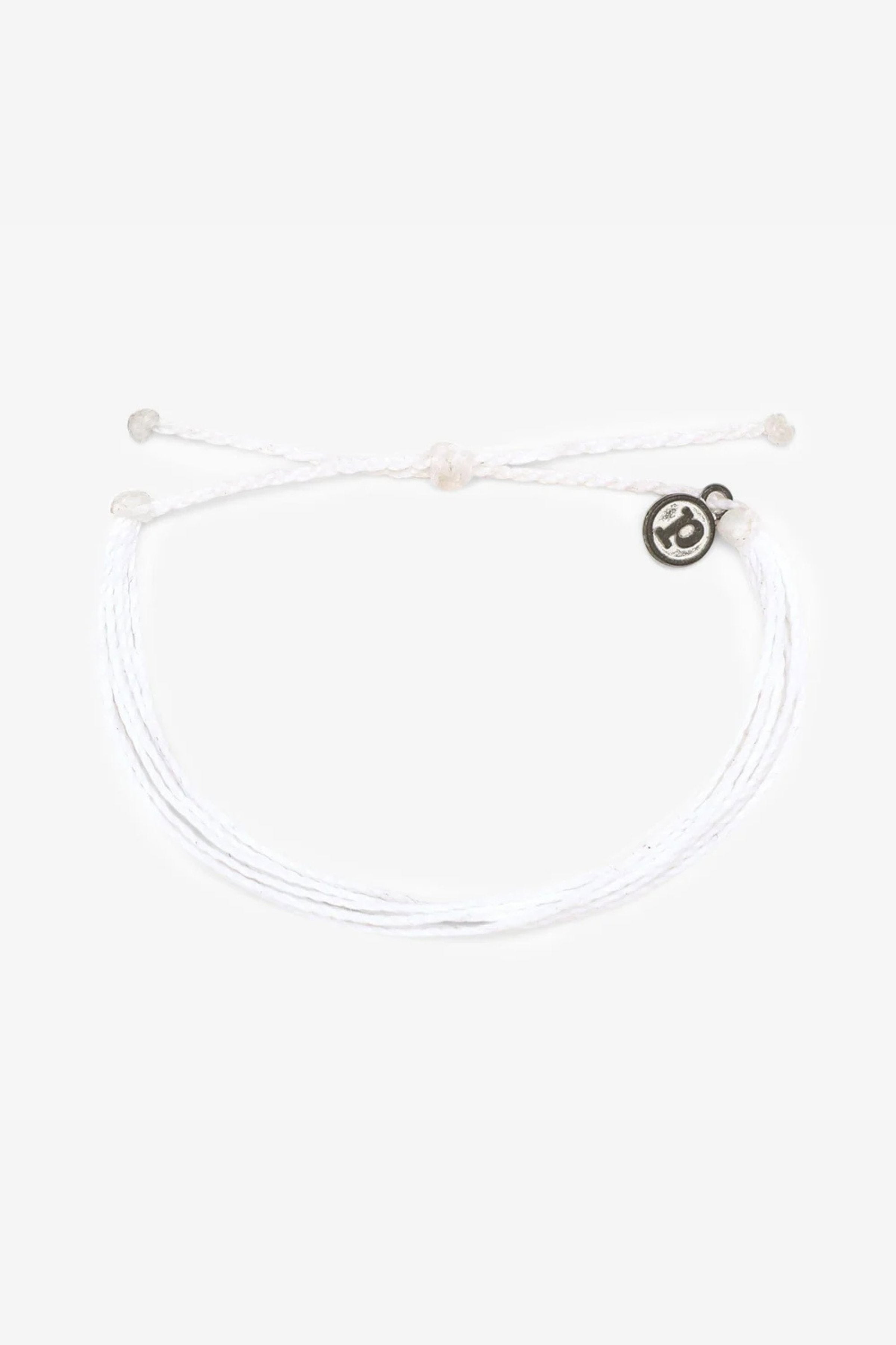 PURA VIDA - Solid Original white Bracelet 