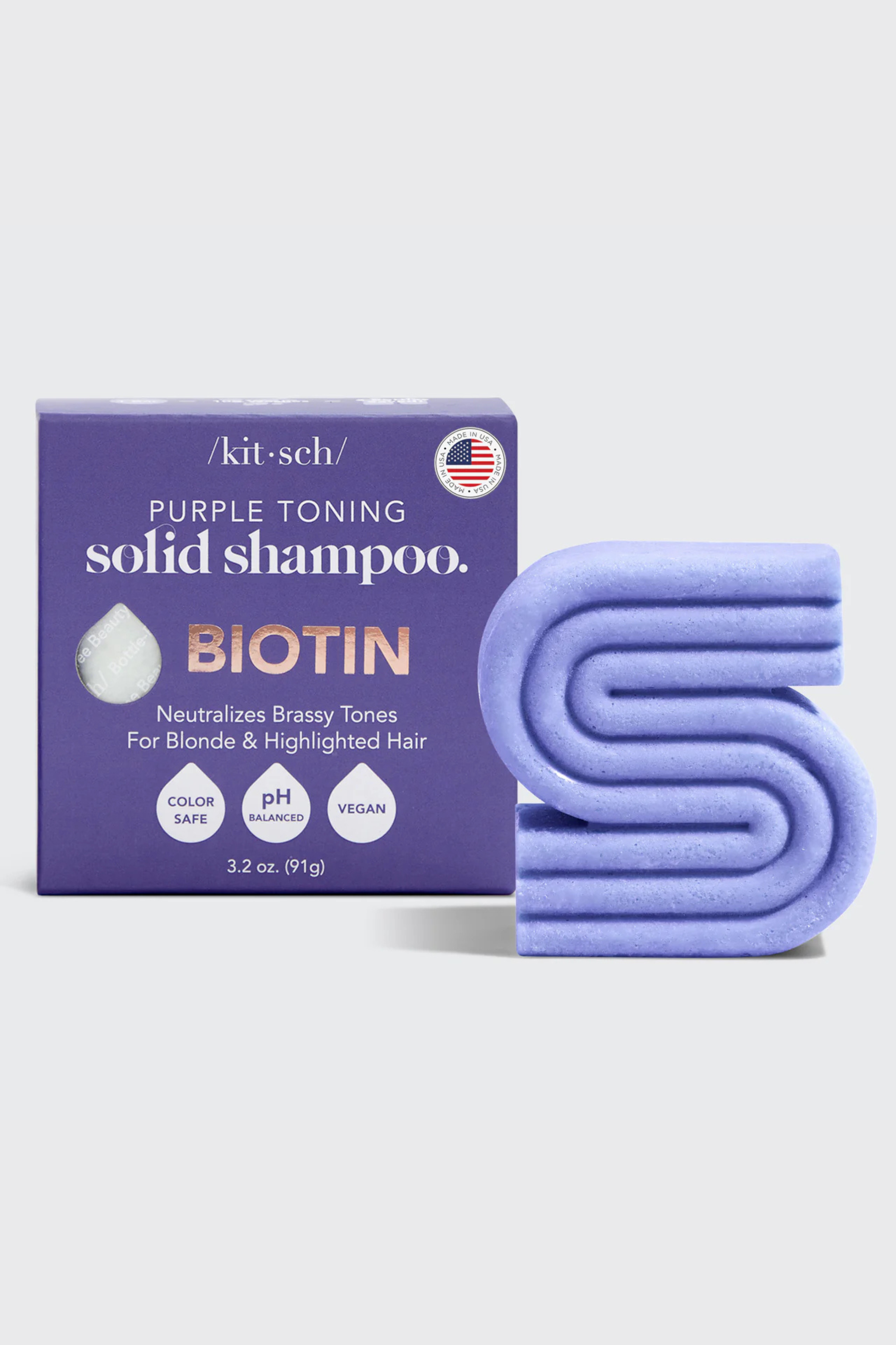 KITSCH - Purple Toning Shampoo Bar