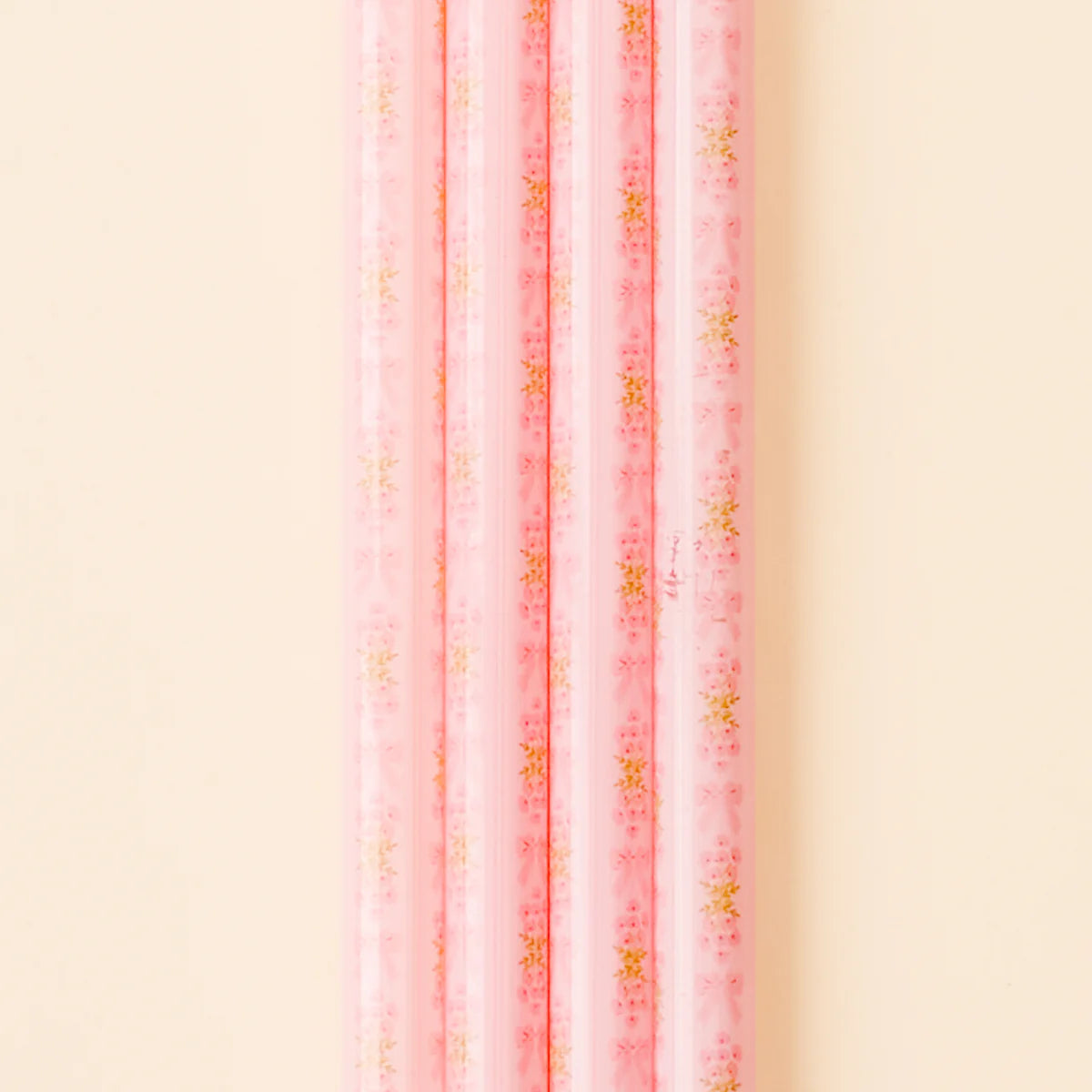 Oh So Fancy Pink 40 oz Tumbler Straw Set