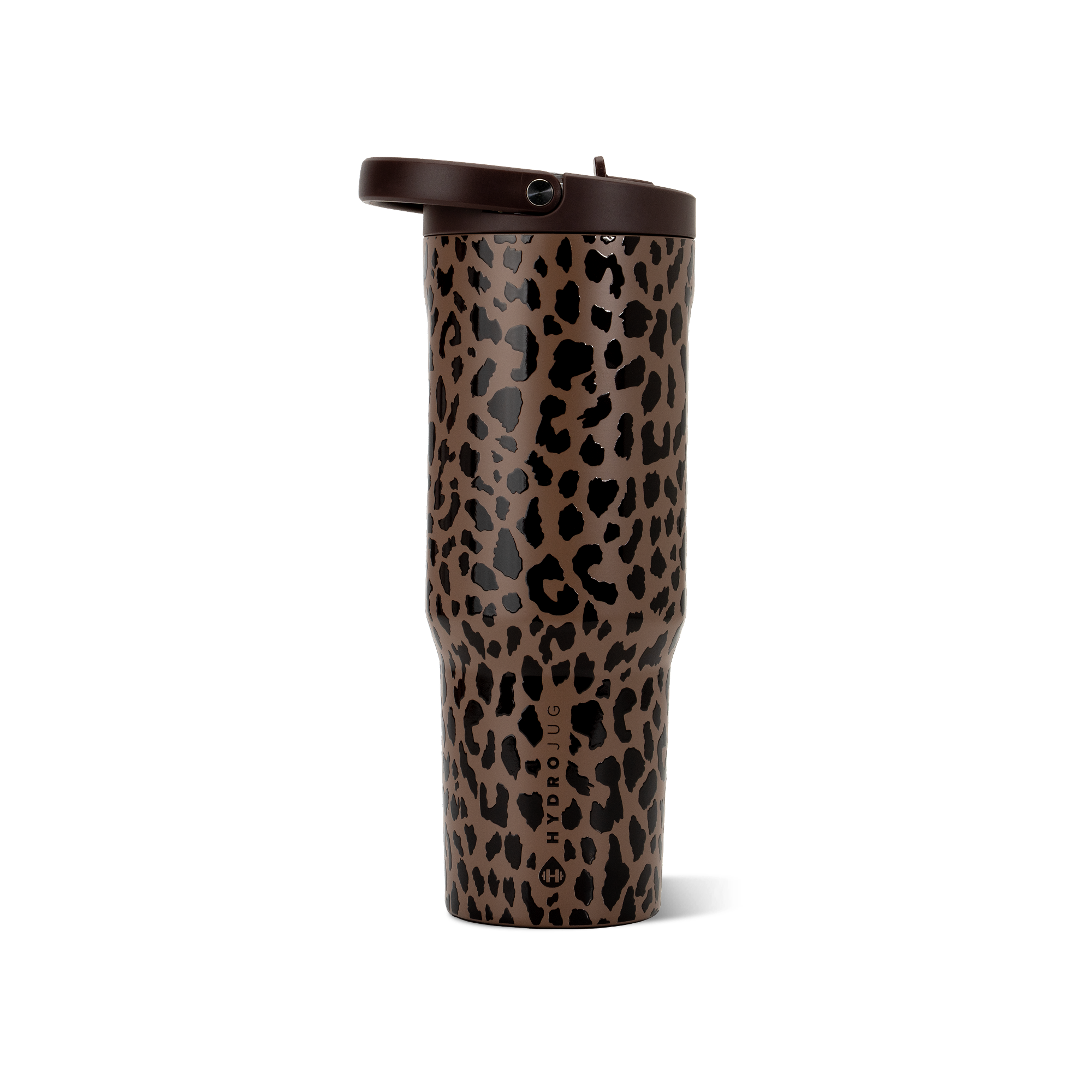Brown Leopard HydroJug 40 oz Sport Water Bottle