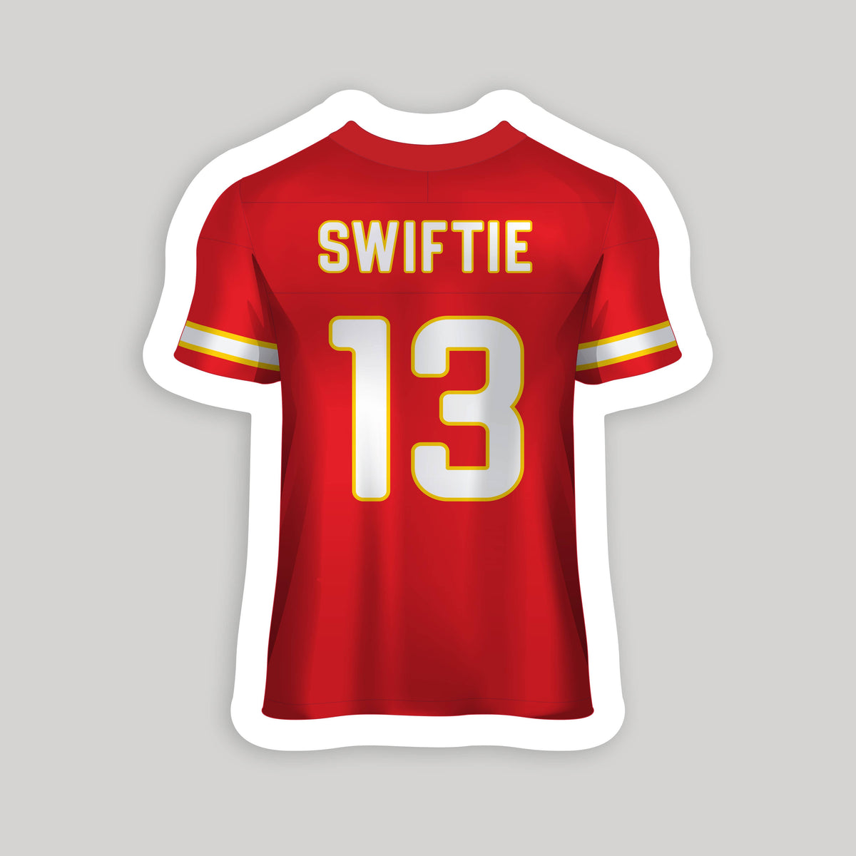 Swiftie Chiefs Football Jersey Taylor Swift Sticker