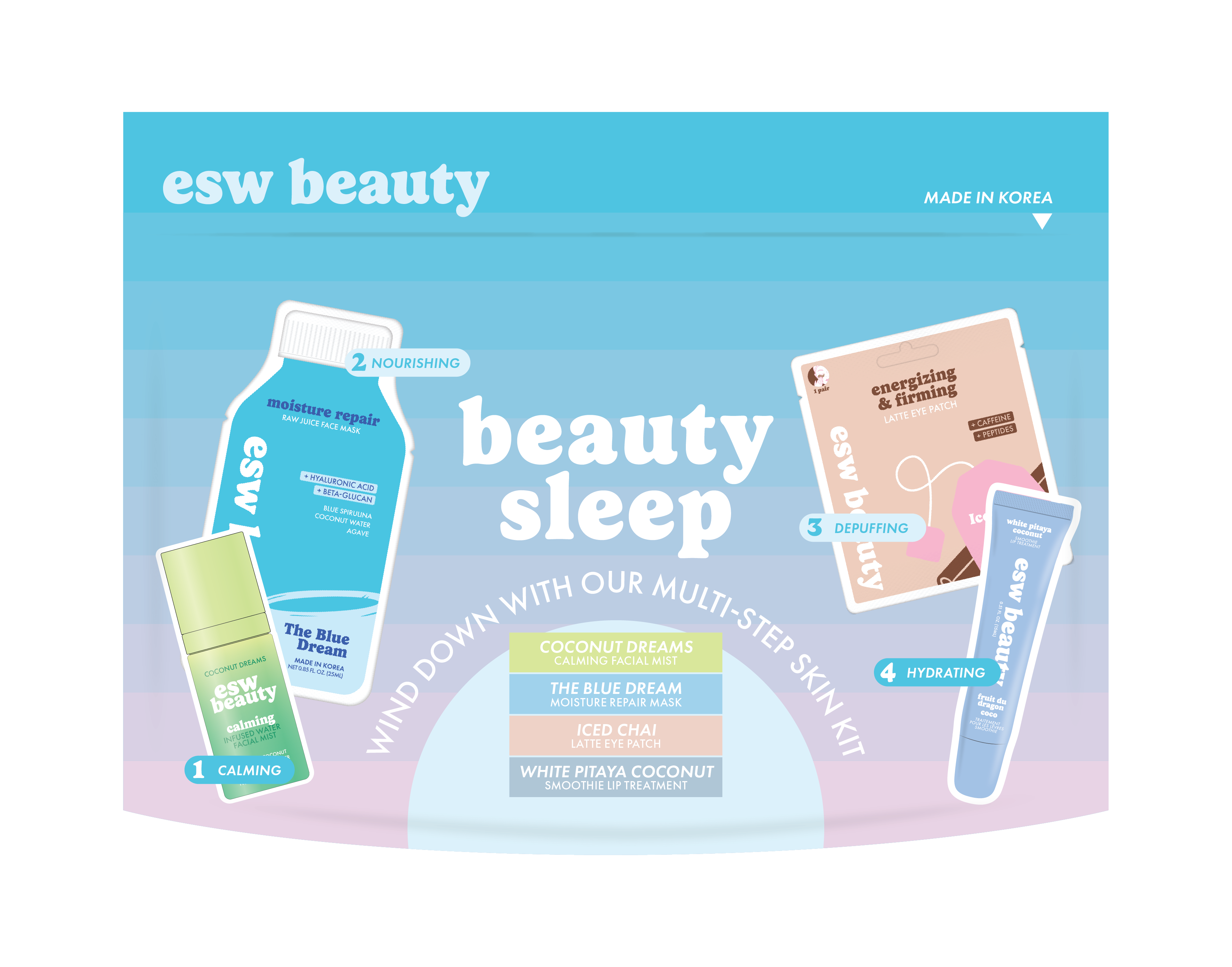 ESW BEAUTY - Beauty Sleep PM Multi-Step Skin Kit