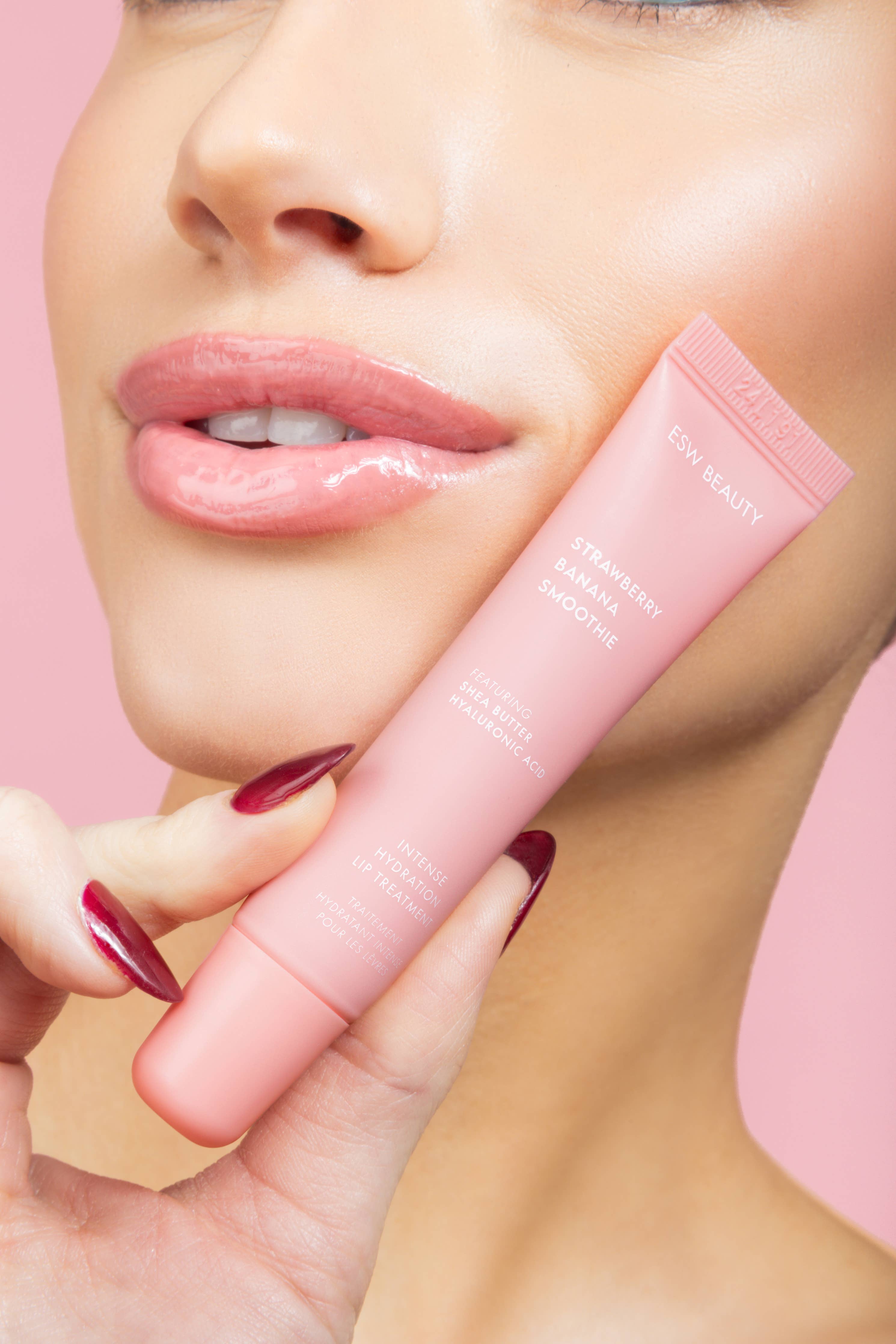 ESW BEAUTY - Strawberry Banana Smoothie Intense Hydration Lip Treatment