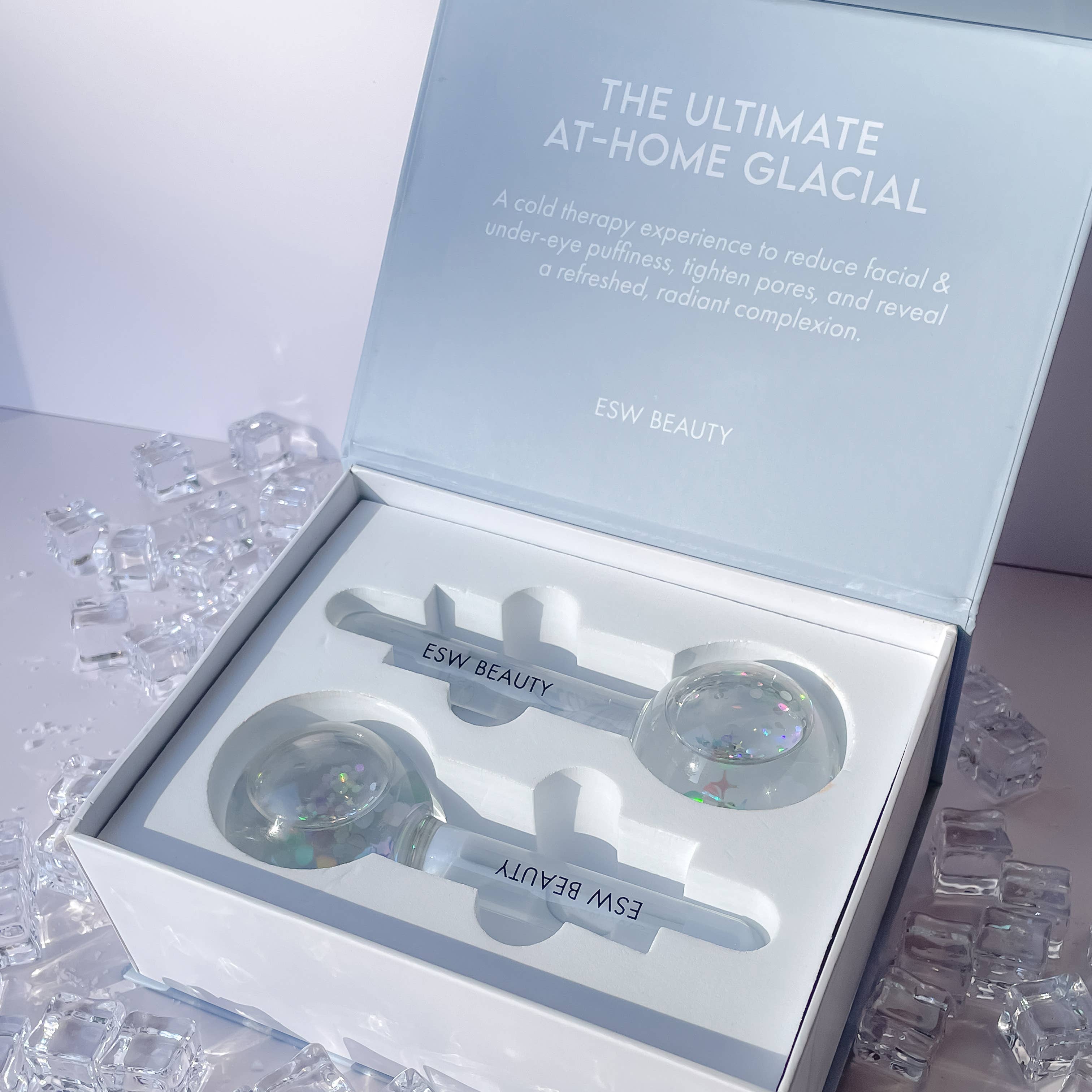 ESW BEAUTY - Ice Globes Glacial Cooling Facial Tools