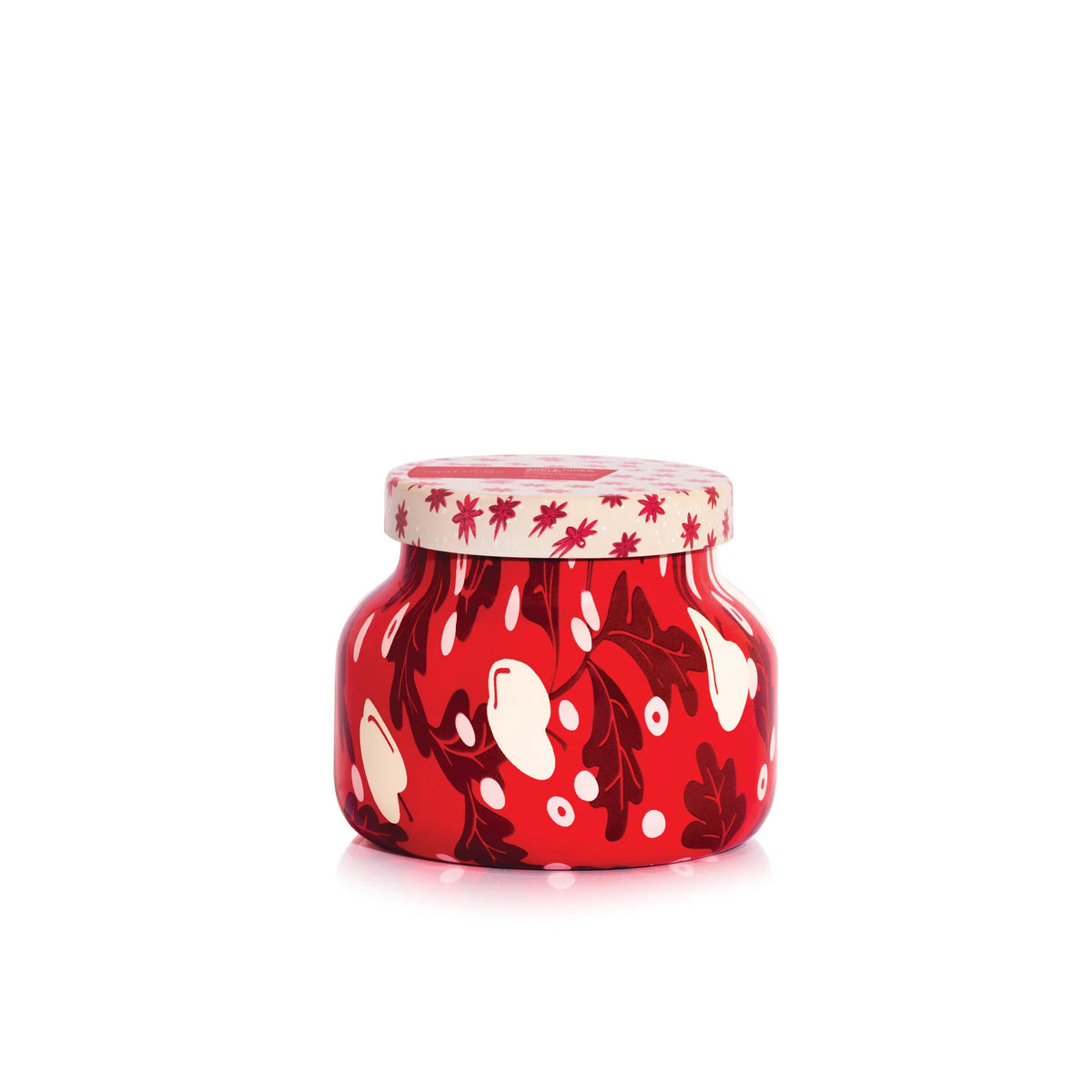 Apple cider candle with patterned jar by capri blue