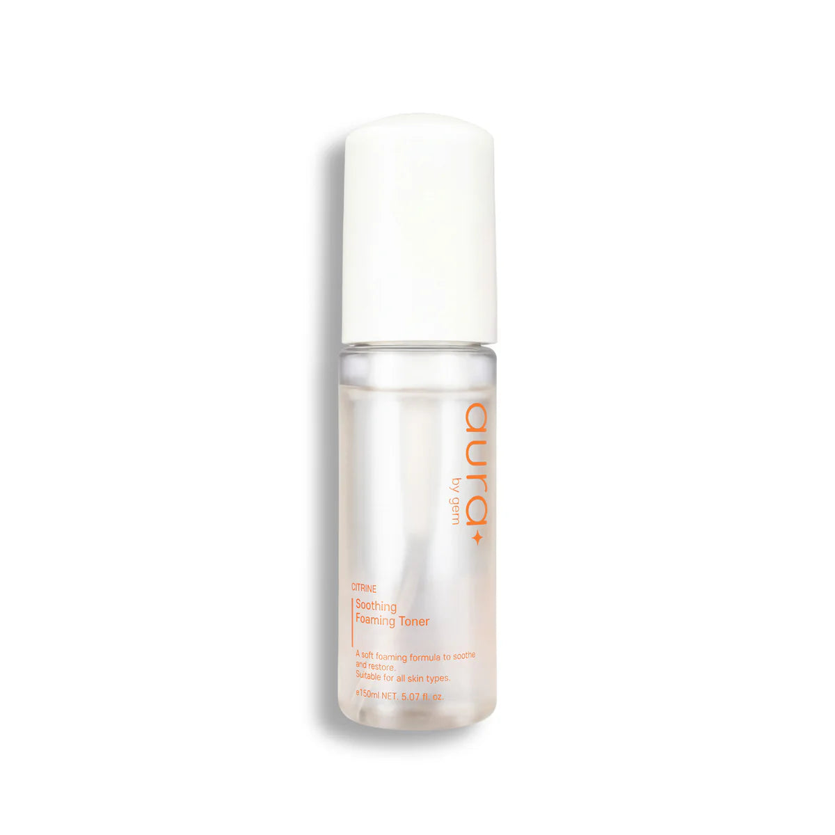 aura soothing foaming toner
