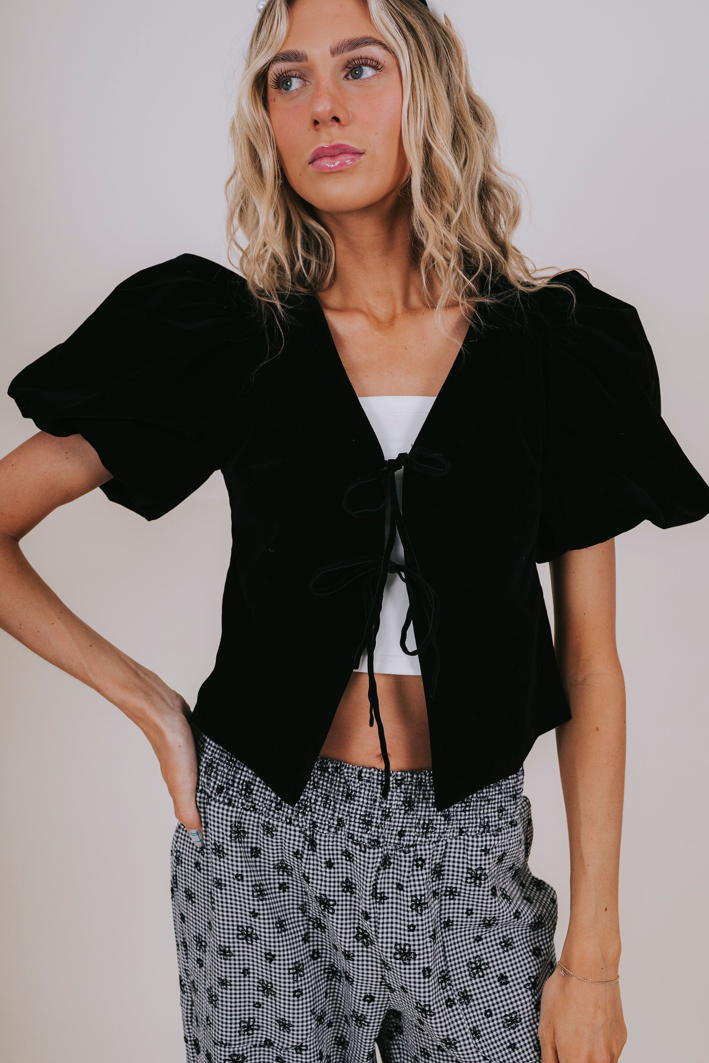新品未使用　CLANE VOLUME PUFF TOPS A Single Moment Top