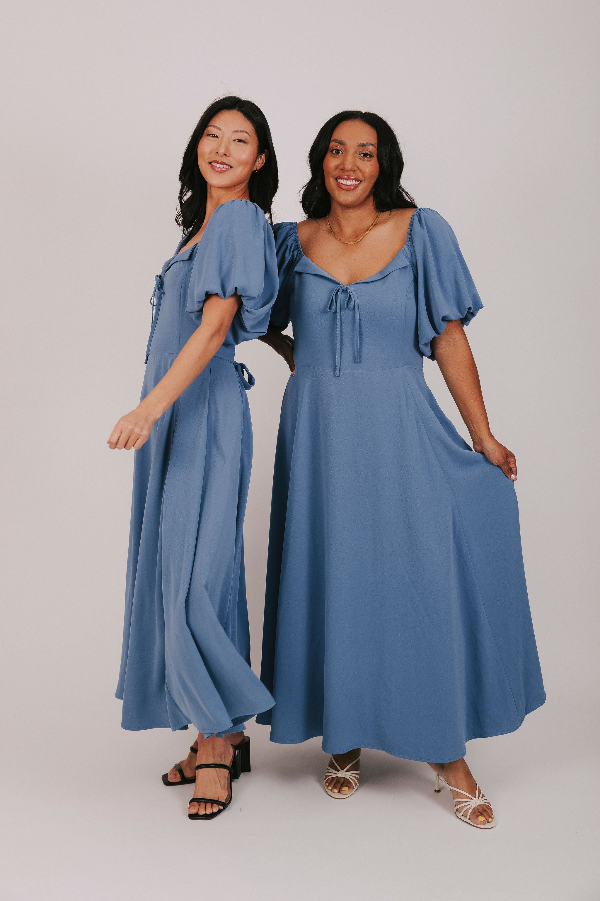 chinese dress ladies Women Plus Size Deep V-neck Solid Color Maxi Dress – Baby Girl Products main image 0