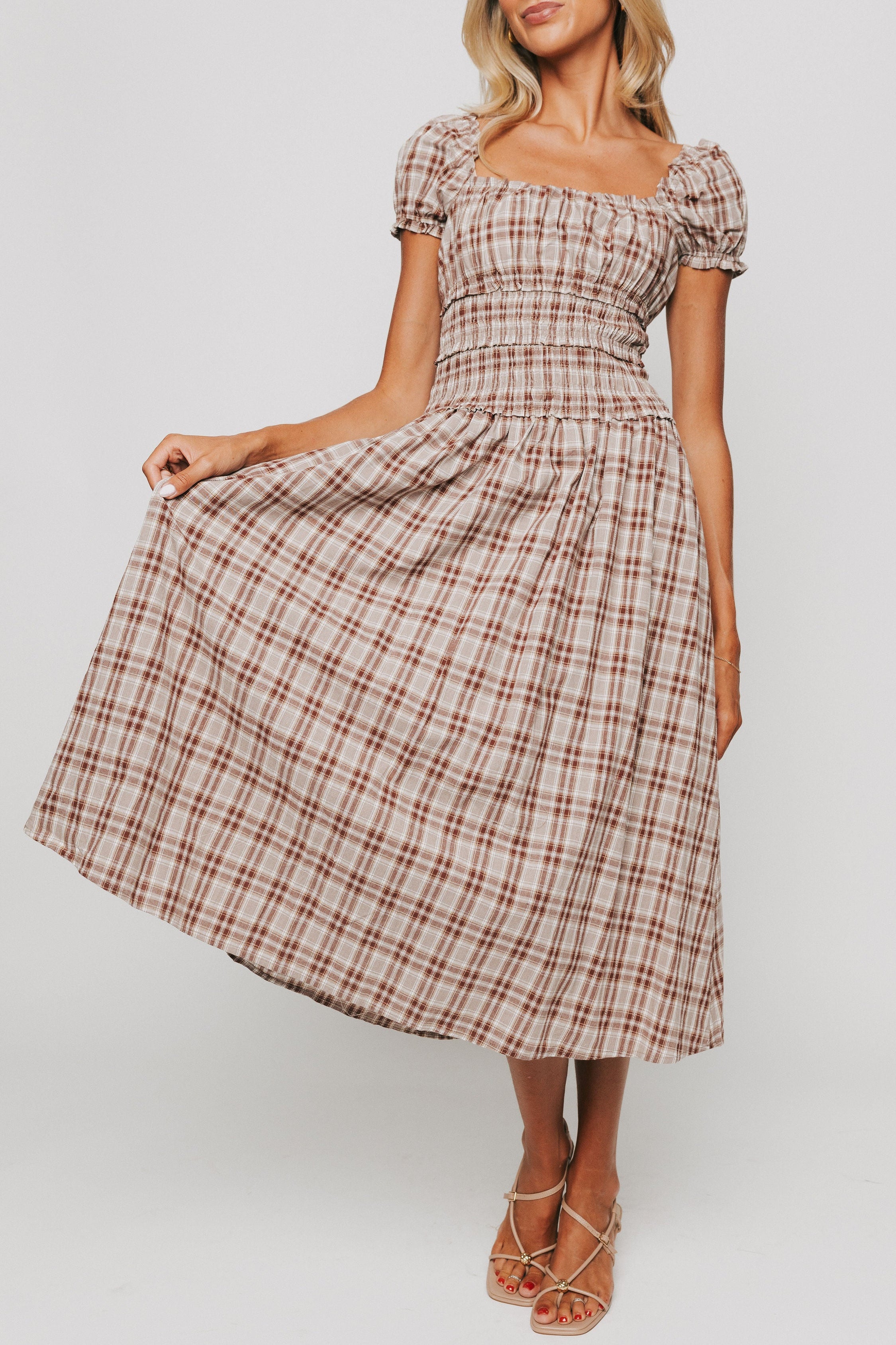 Worth The Journey Dress L / Natural Sand