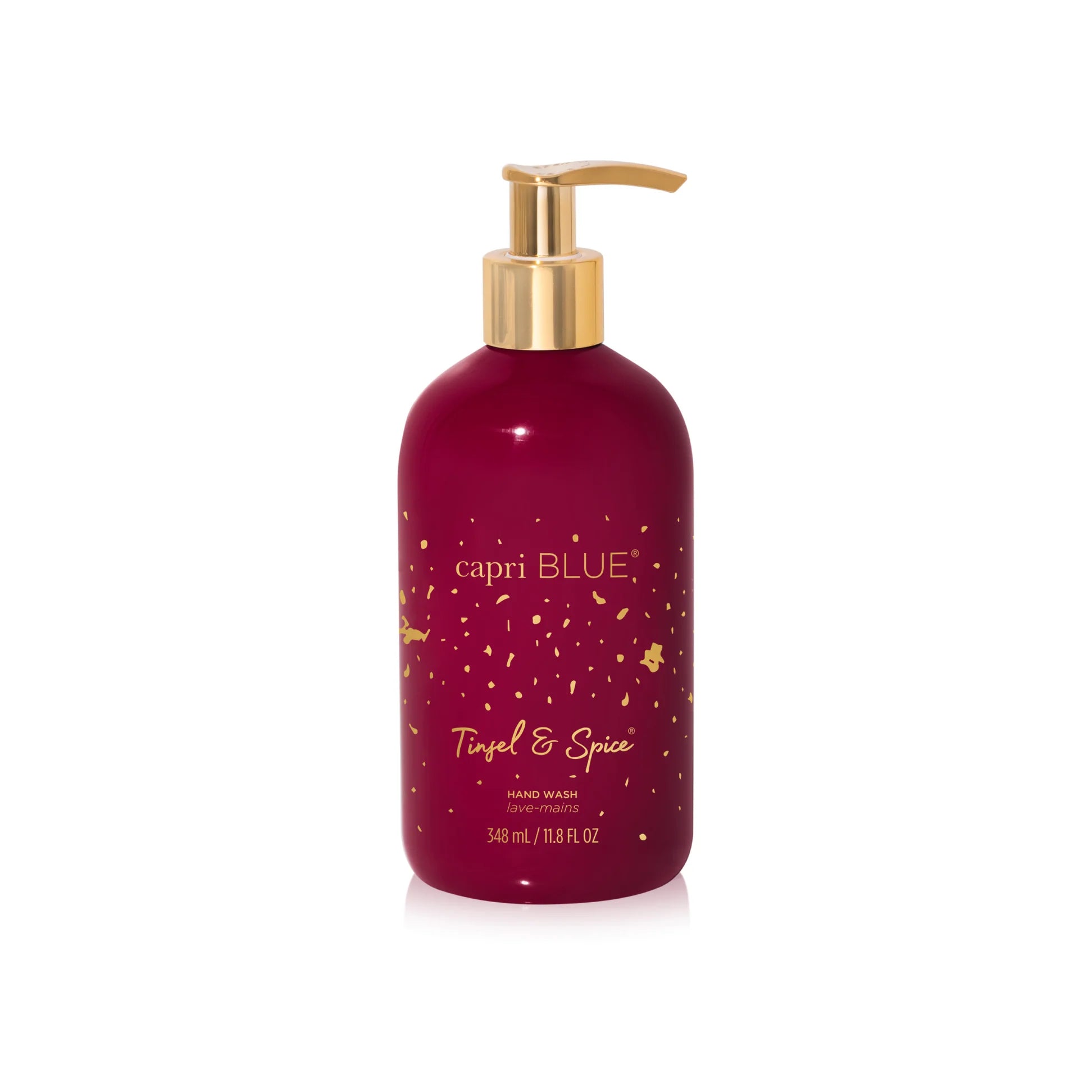 capri blue tinsel and spice glimmer hand soap
