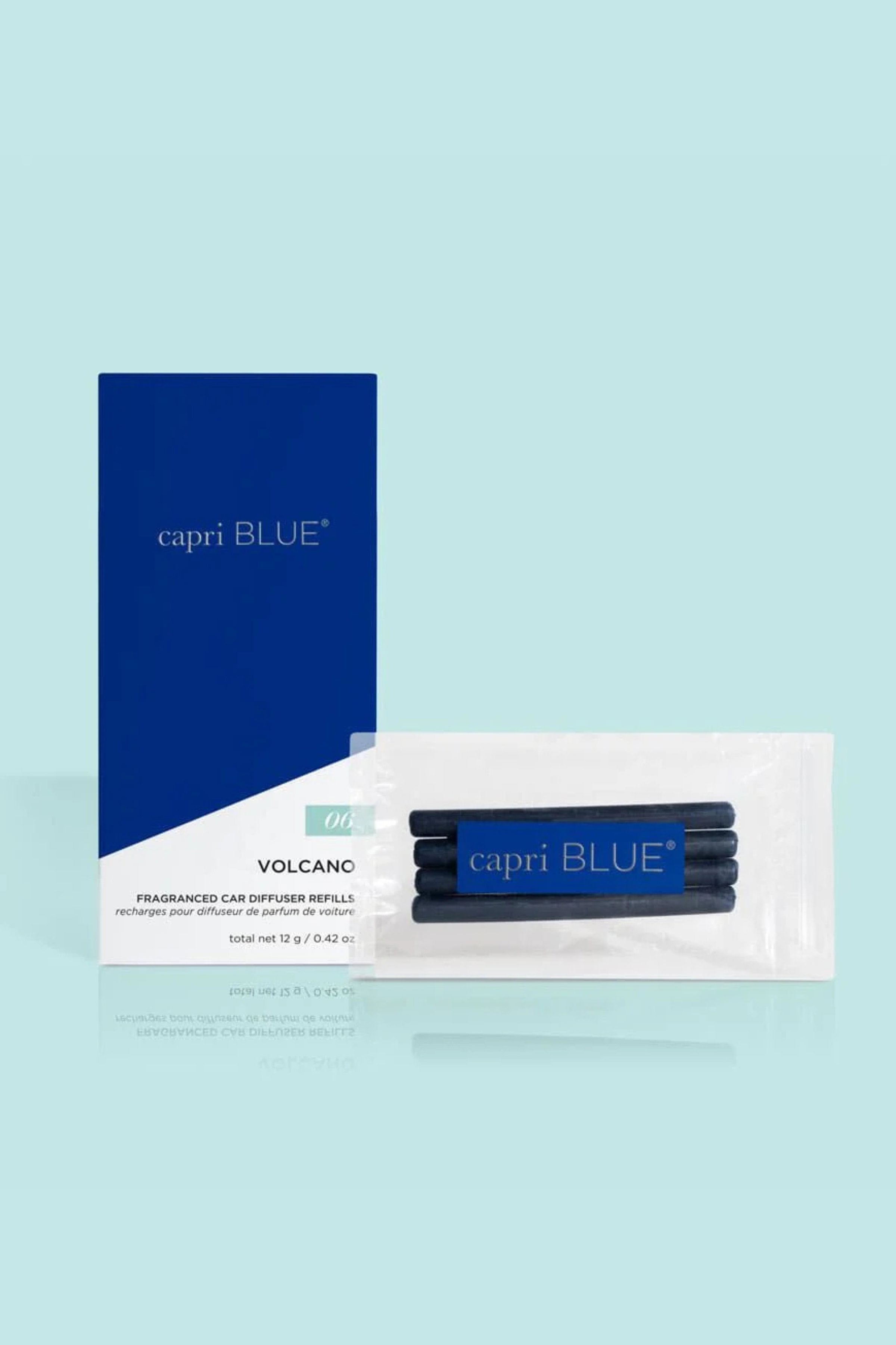 CAPRI BLUE - Volcano Car Diffuser Fragrance Refills 