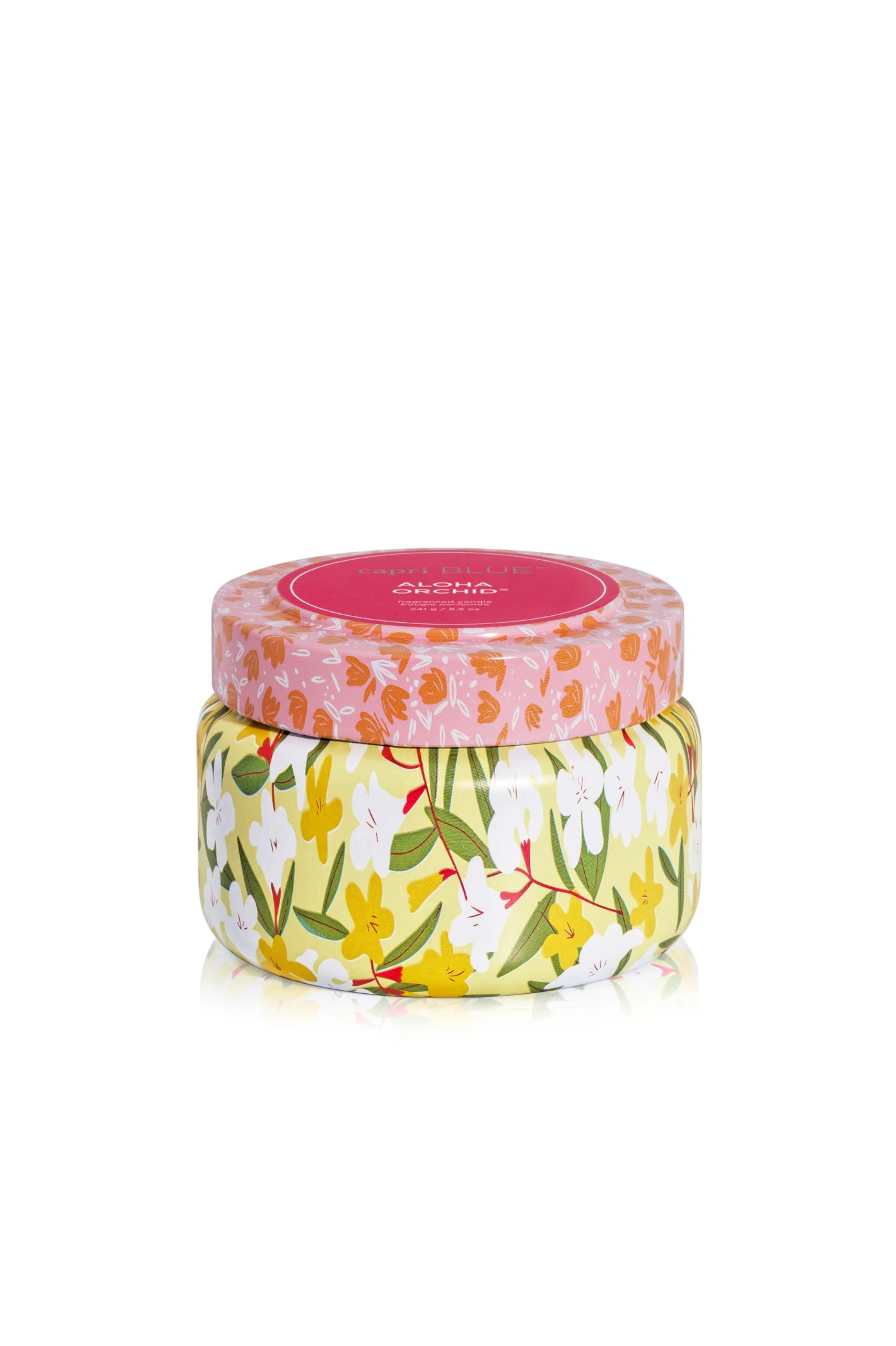 CAPRI BLUE - Aloha Orchid 8.5 oz Pattern Play Travel Tin