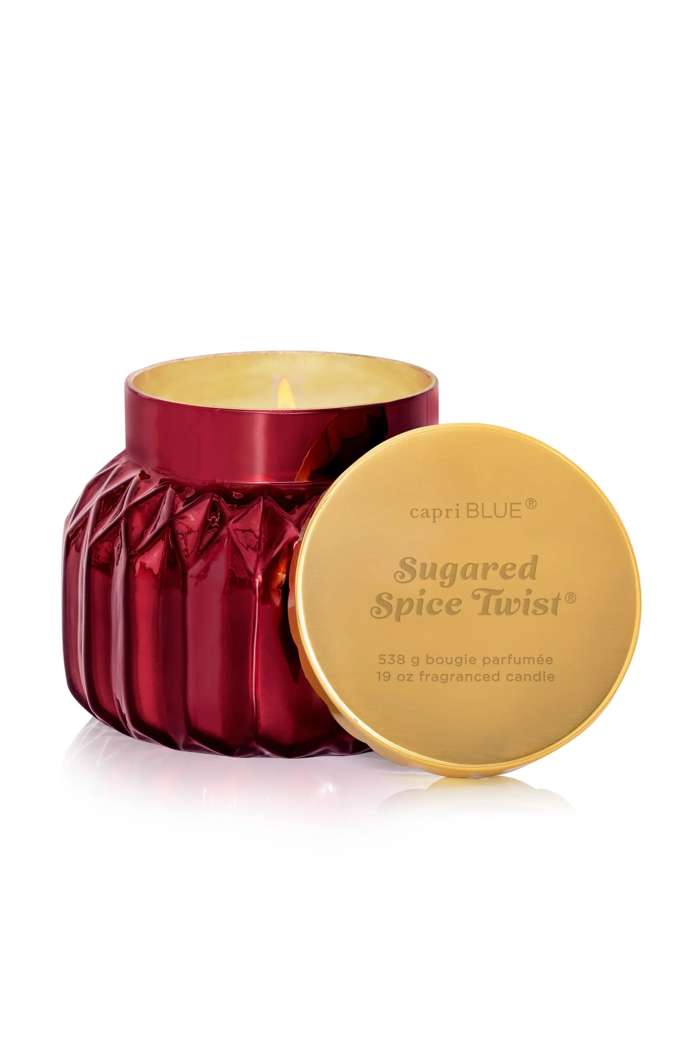 CAPRI BLUE - Sugared Spice Twist Royal Gem Signature Candle, 19 oz