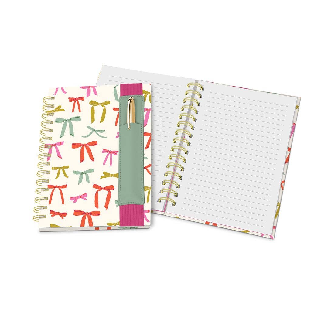 STUDIO OH! - Put a Bow on It Oliver Notebook with Pen Pocket