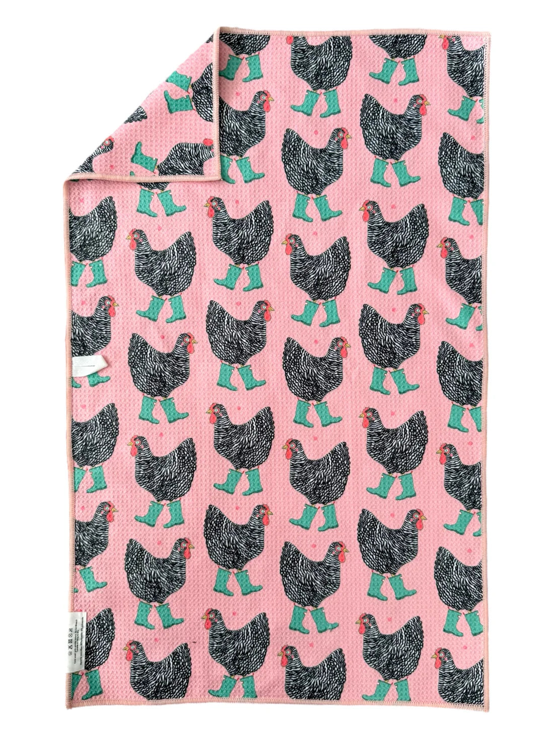CRAE.HOME - Chick In Boots: Double-Sided Hand Towel