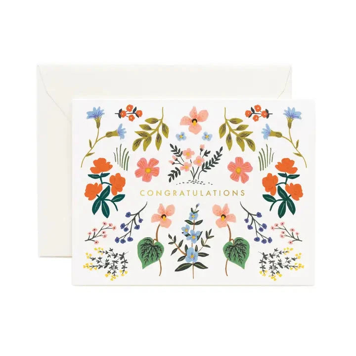 RIFLE PAPER CO - Wildwood Congratulations Card 