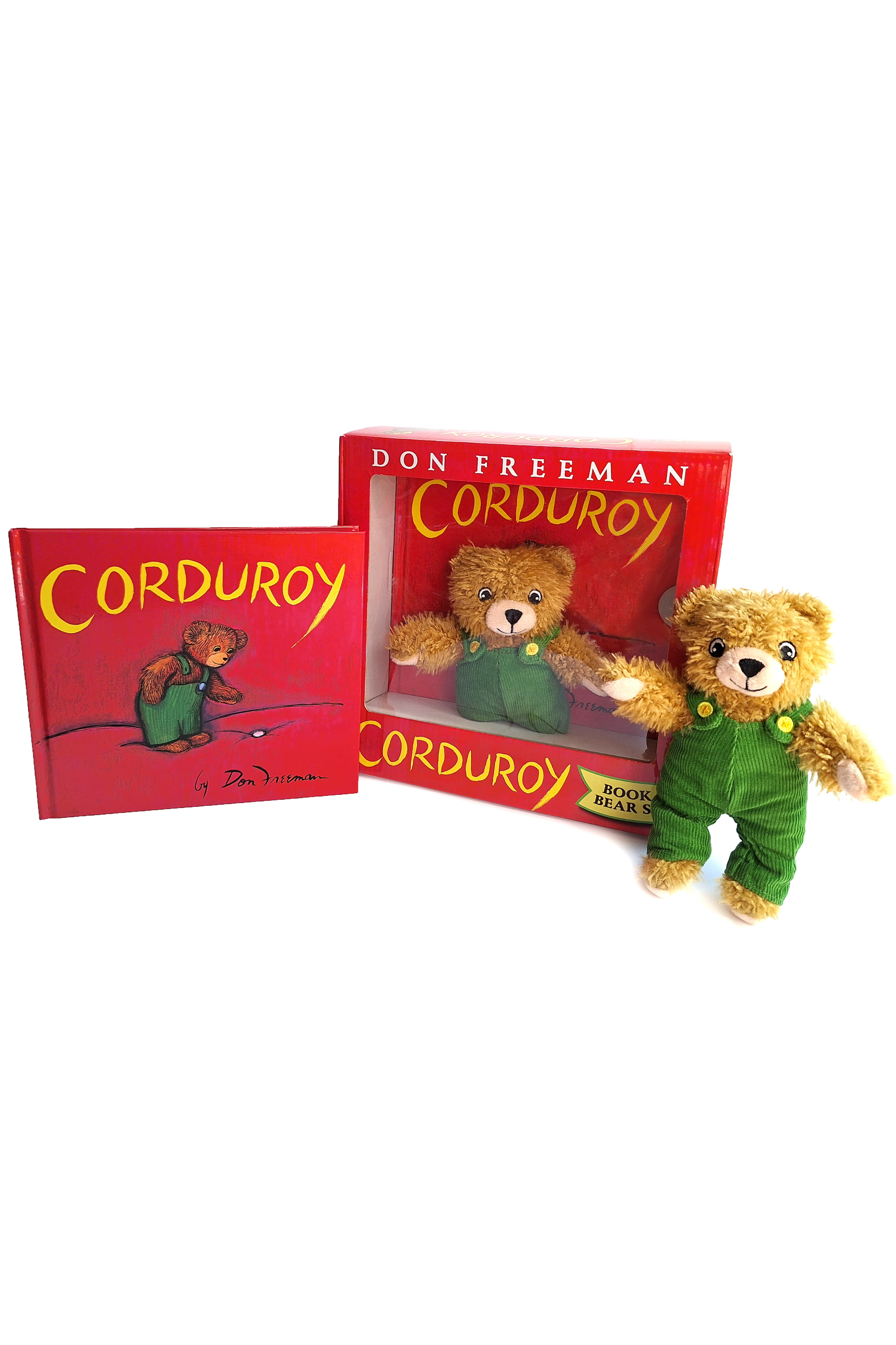 Corduroy Book And Bear Set