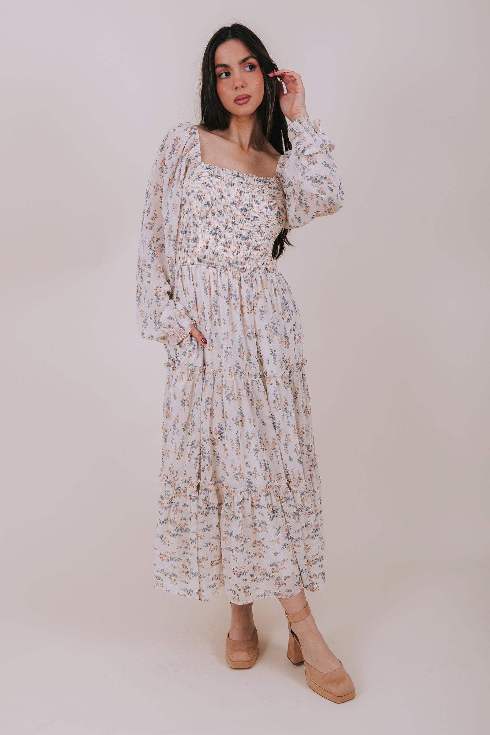 cream colored dress Now That I Found You Dress L / Cream