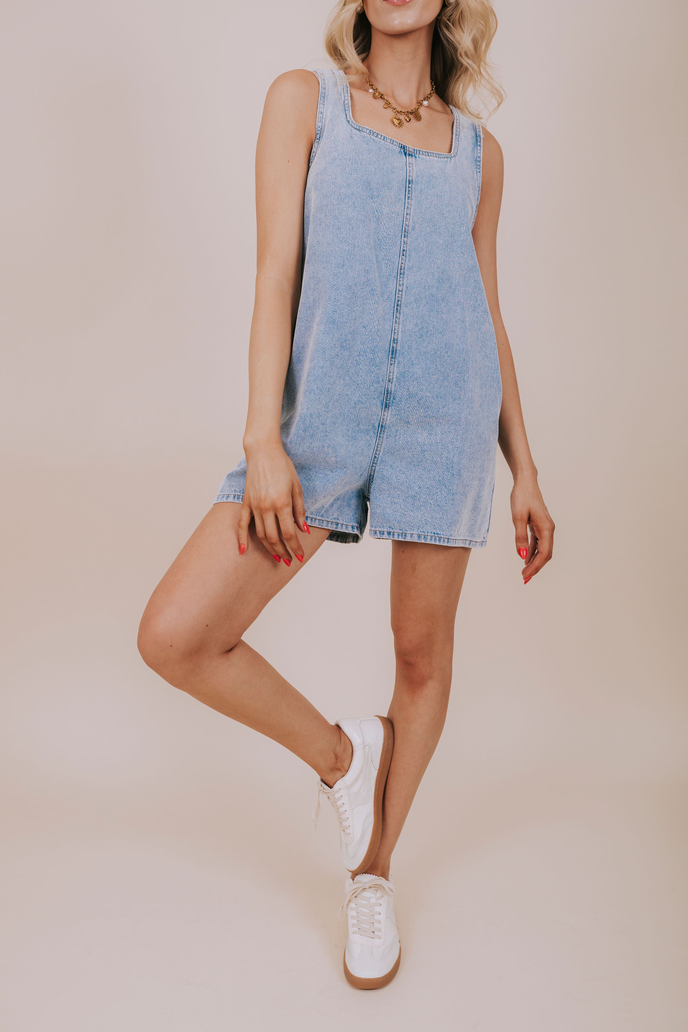 Dreaming Of Denim Romper Dreaming Of Denim Romper