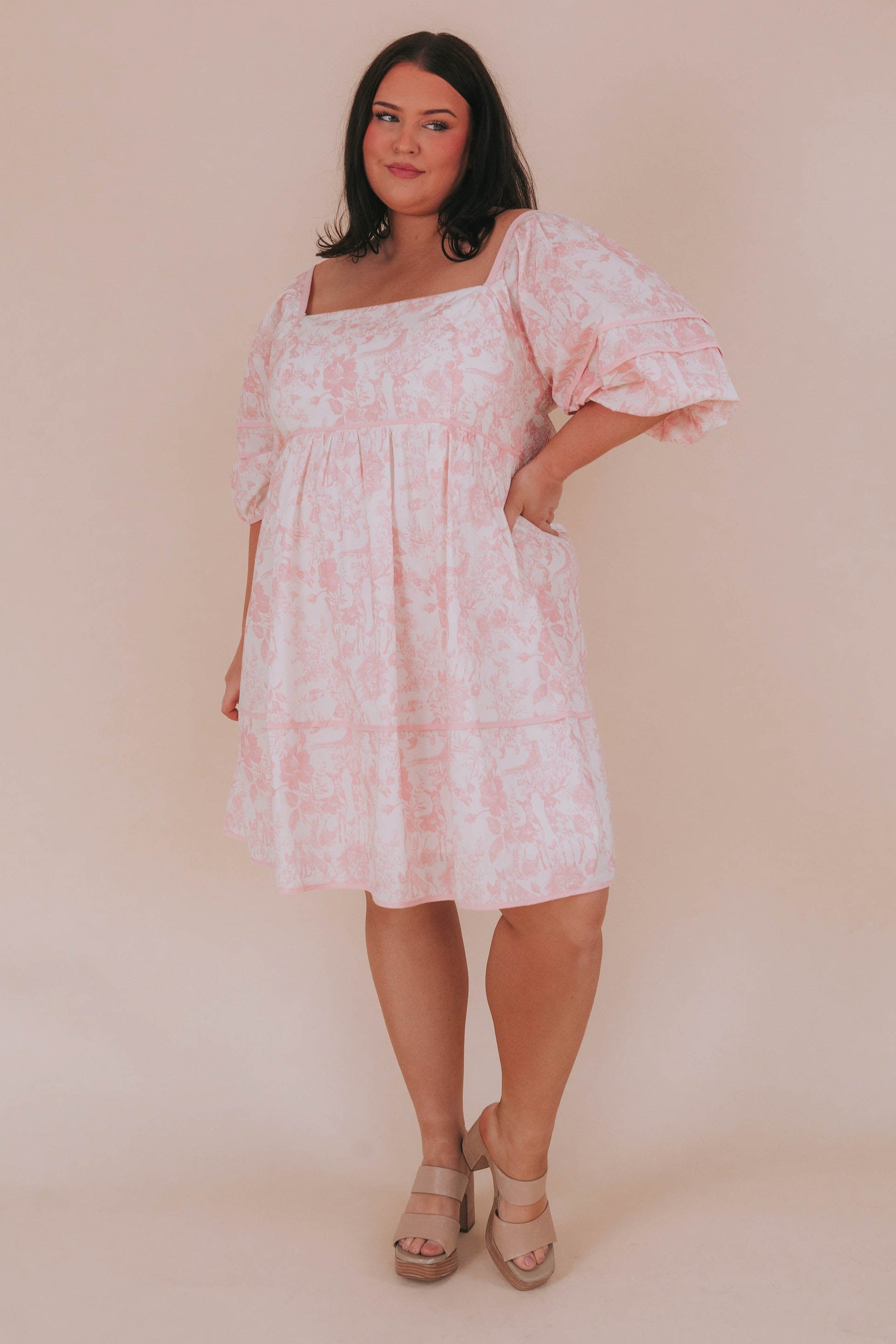 PLUS SIZE - Peaceful Atmosphere Dress