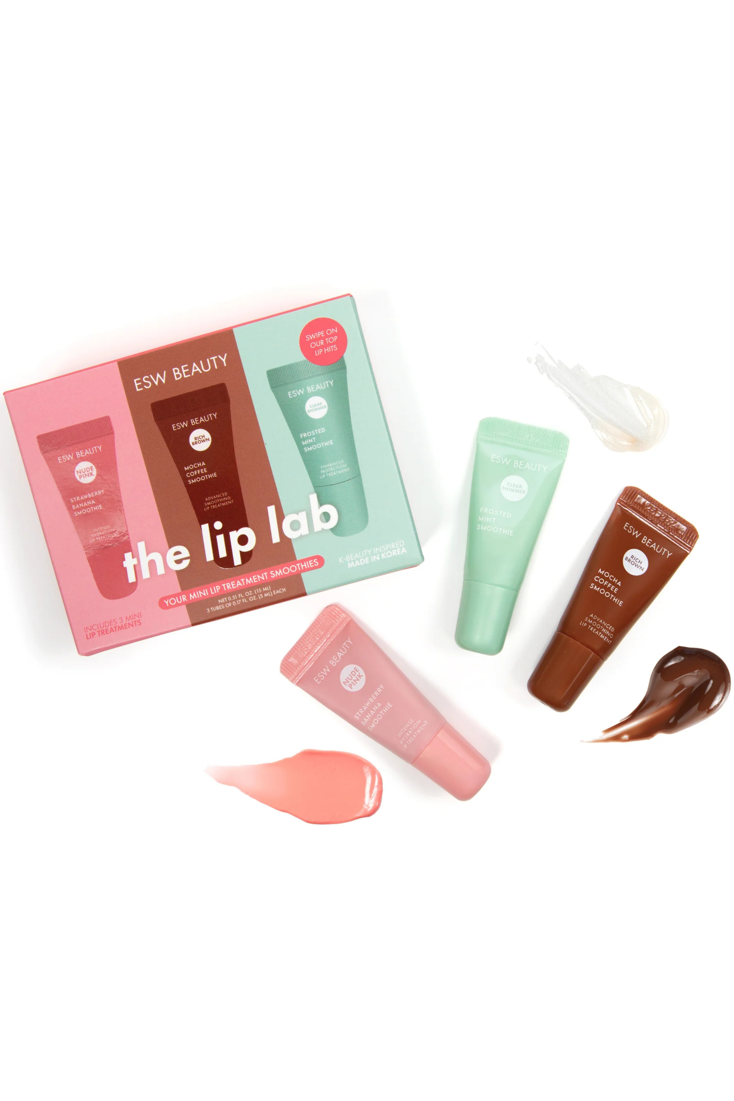 ESW BEAUTY- The Lip Lab Kit - Mini Smoothie Lip Treatment Trio