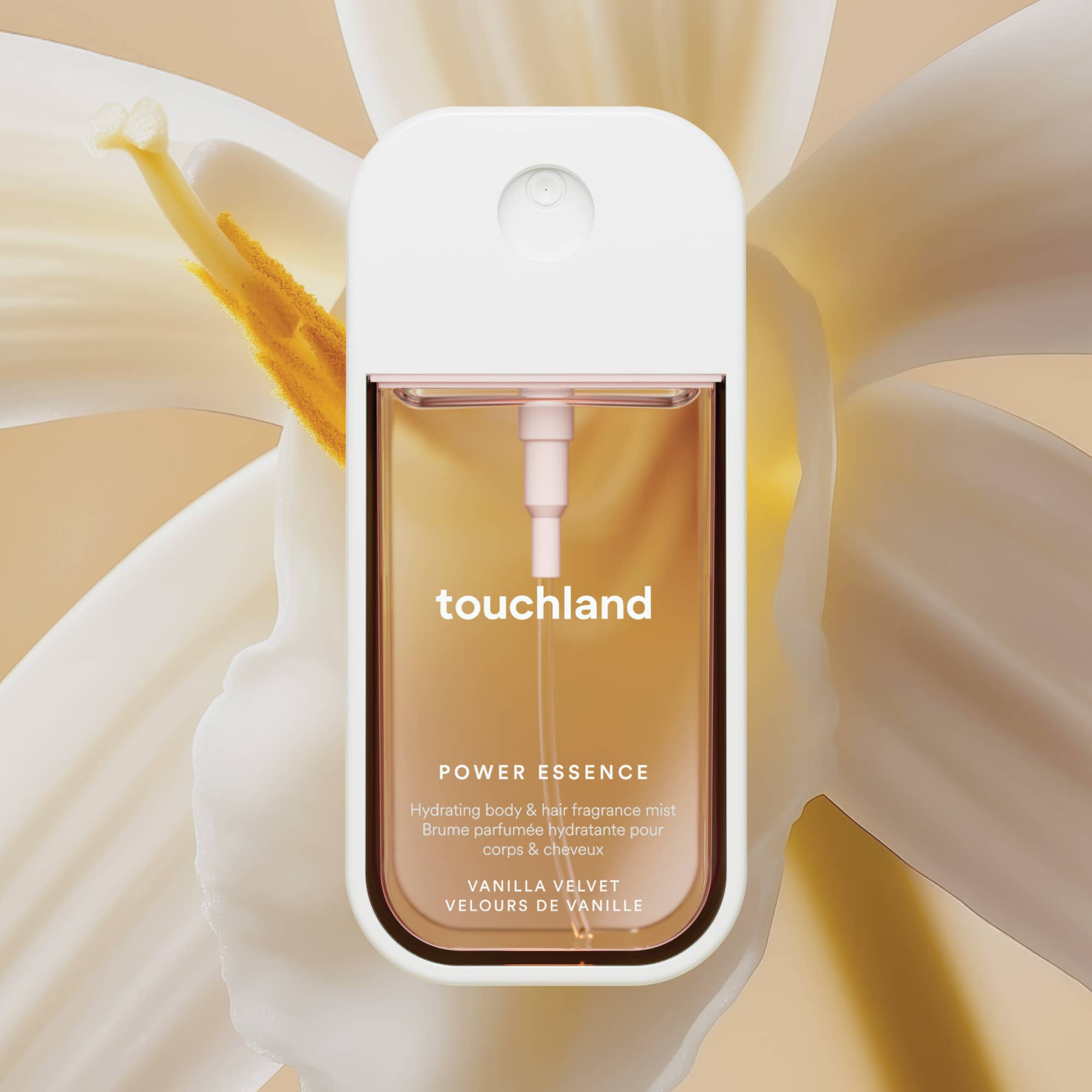 TOUCHLAND - Vanilla Velvet Power Essence Body & Hair Fragrance Mist