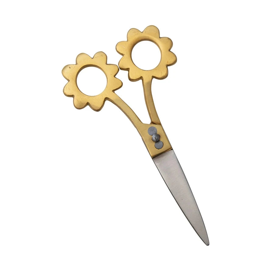 Flower Shaped Handle Scissors 