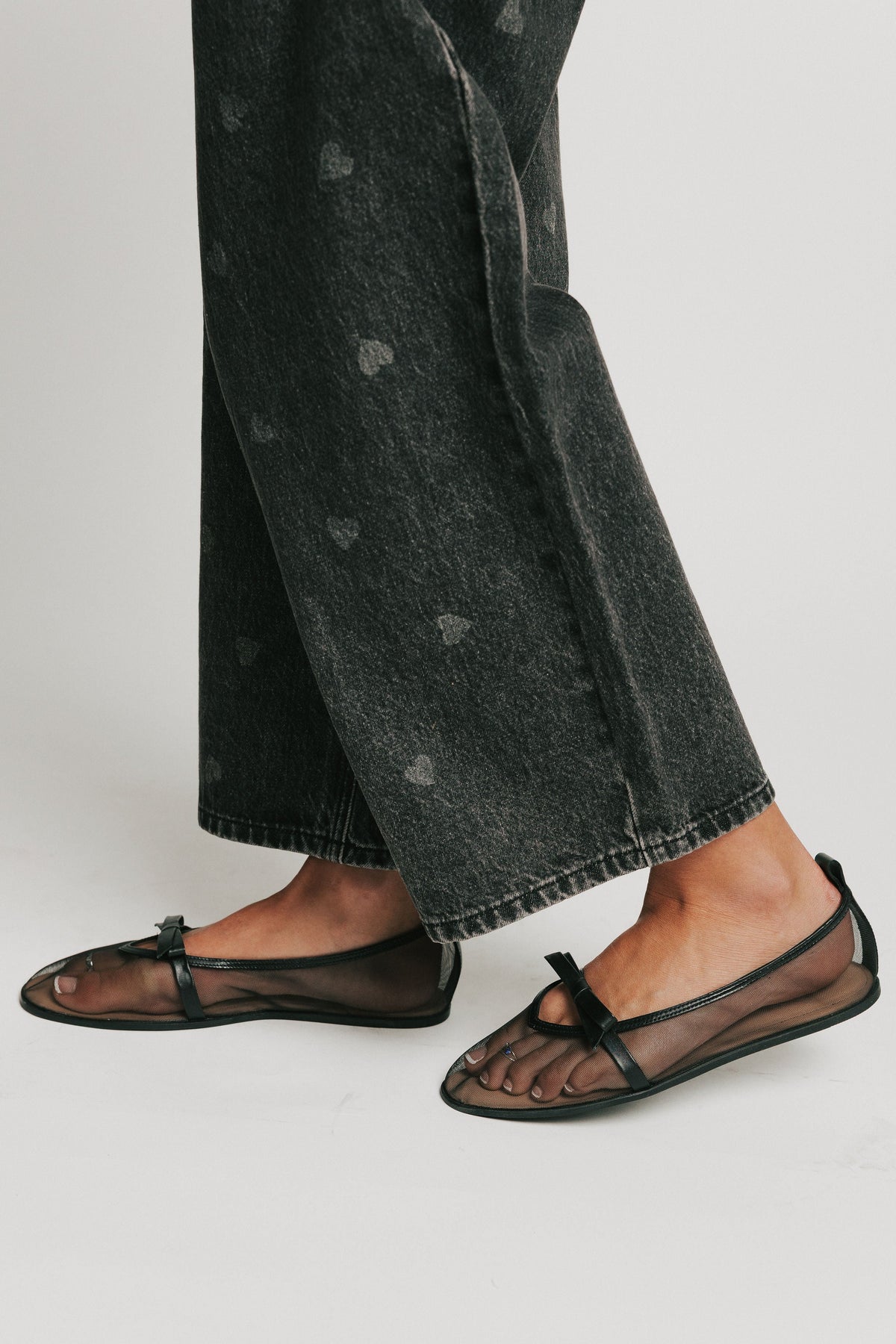 FREE PEOPLE - Mesh Mania Bow Flats display picture 1