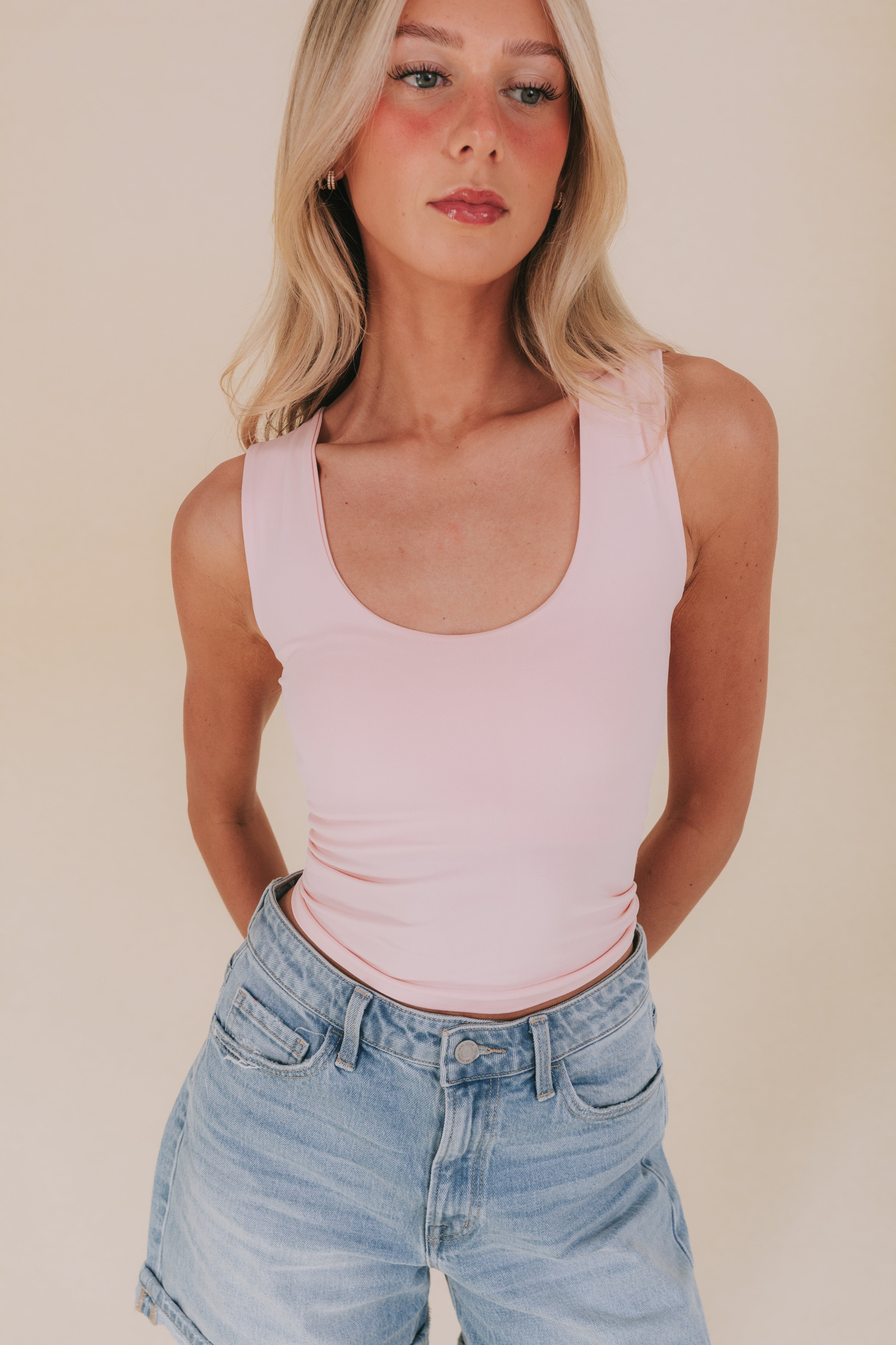 FREE PEOPLE - Clean Lines Muscle Cami by Free People
