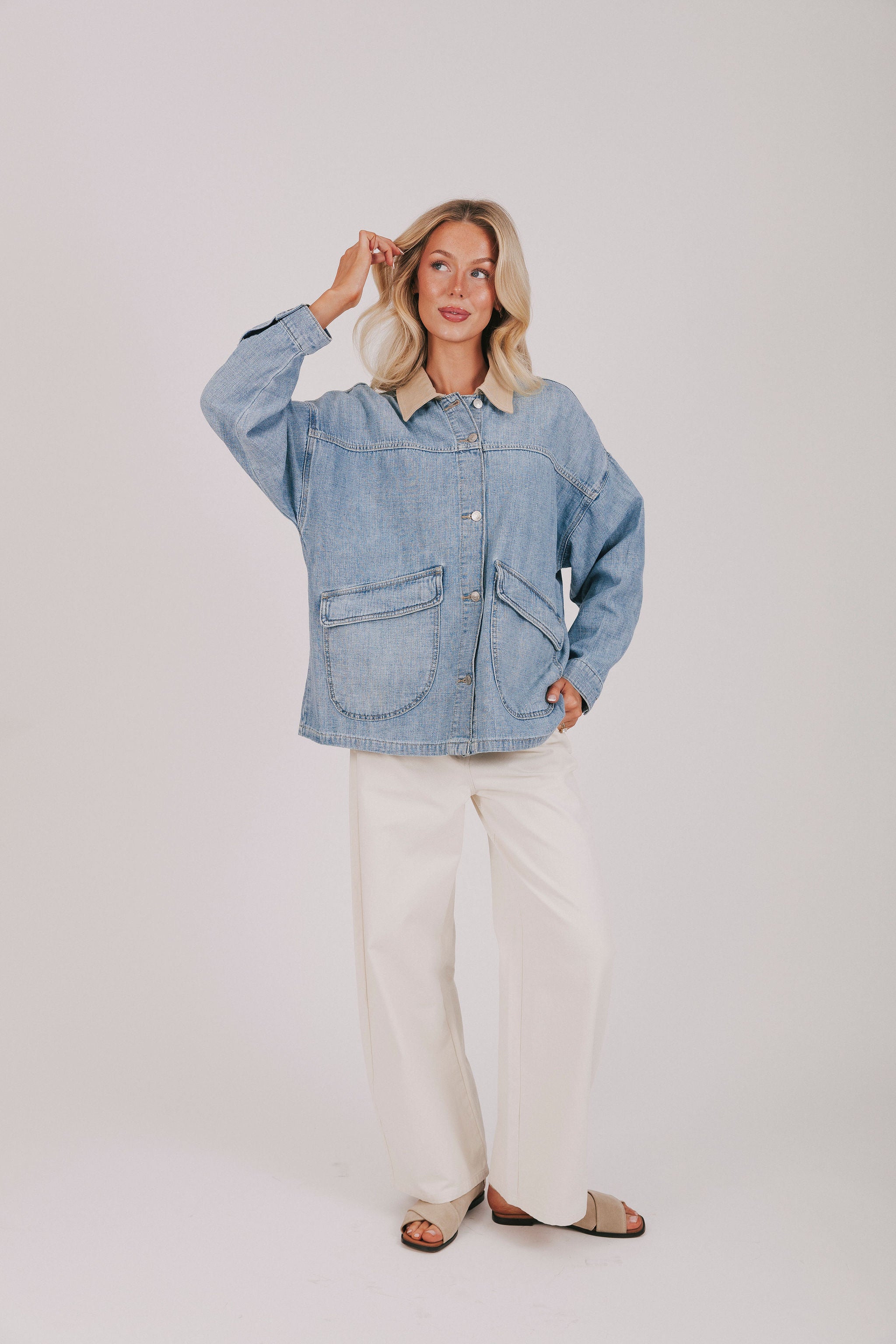 FREE PEOPLE - Lemon Denim Jacket