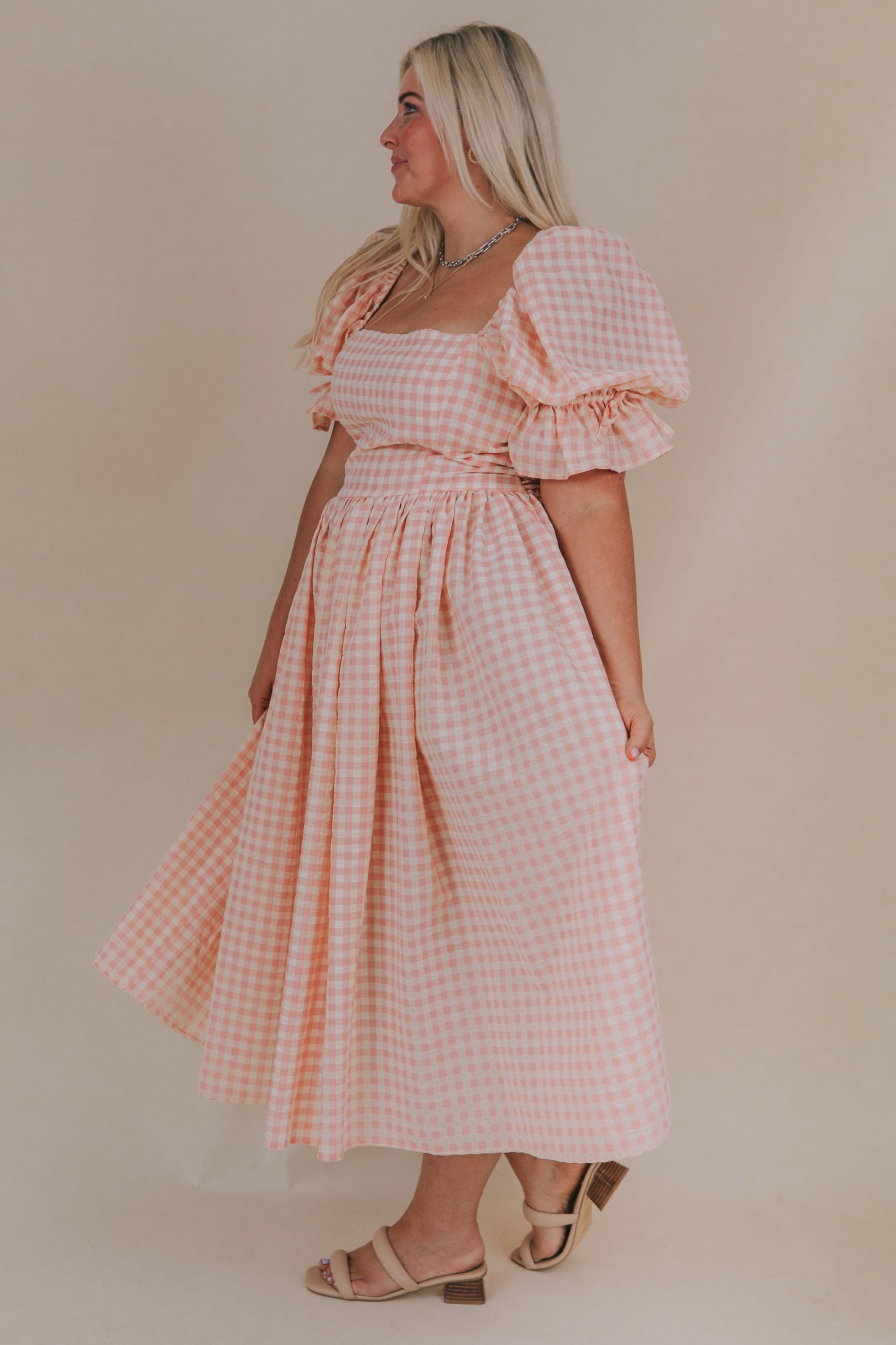 EXCLUSIVE - French Countryside Dress - 2 Colors! 1XL / Beige EXCLUSIVE - French Countryside Dress - 2 Colors! 1XL / Beige