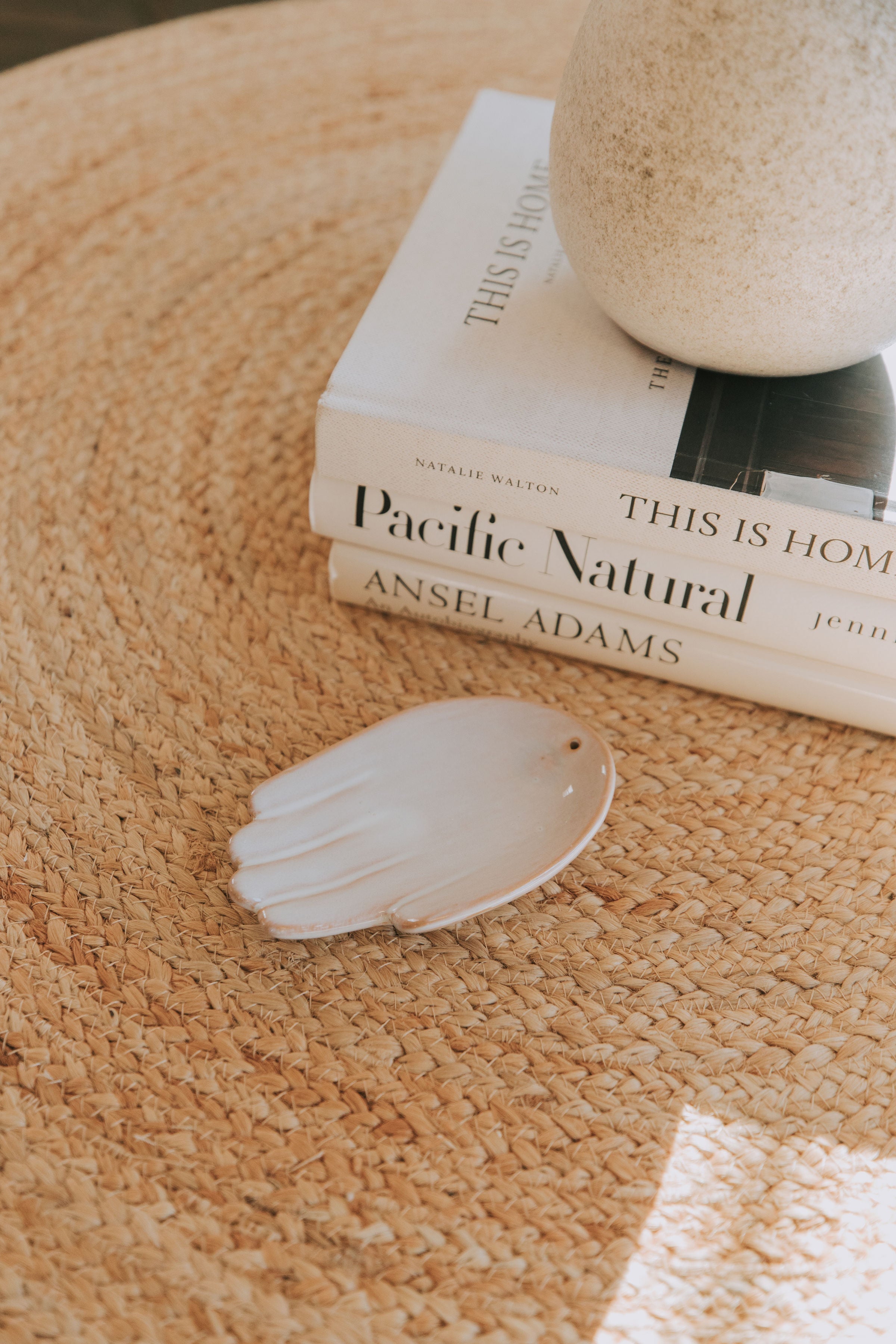 Hold Out Your Hand Stoneware Incense Dish/Holder 