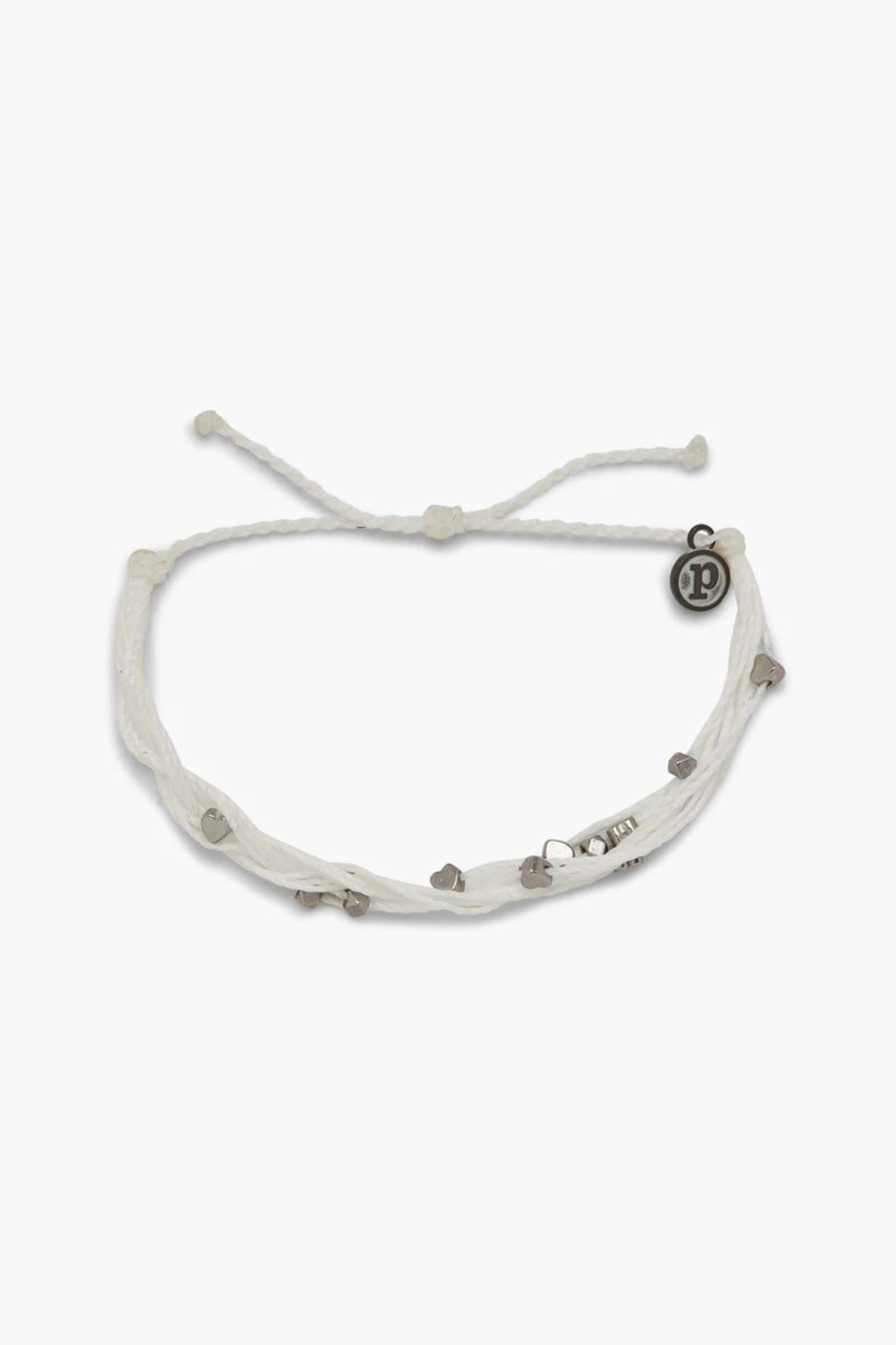 pura vida heart malibu bracelet silver