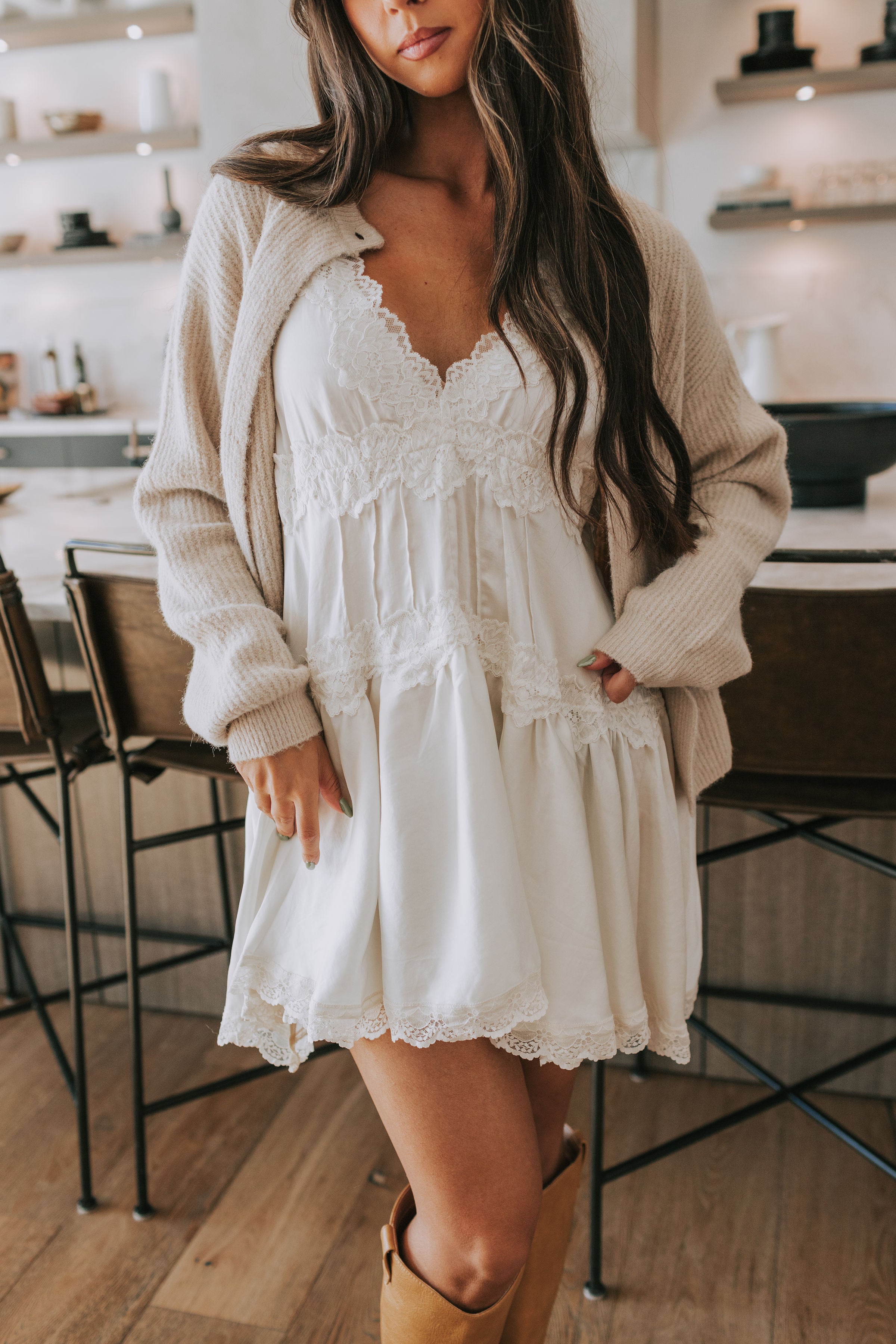 FREE PEOPLE - In This Groove Mini Slip