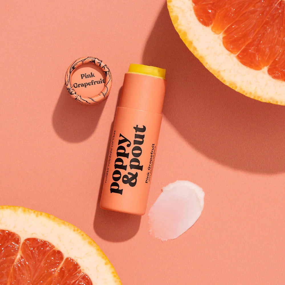 POPPY & POUT - Lip Balm - Pink Grapefruit
