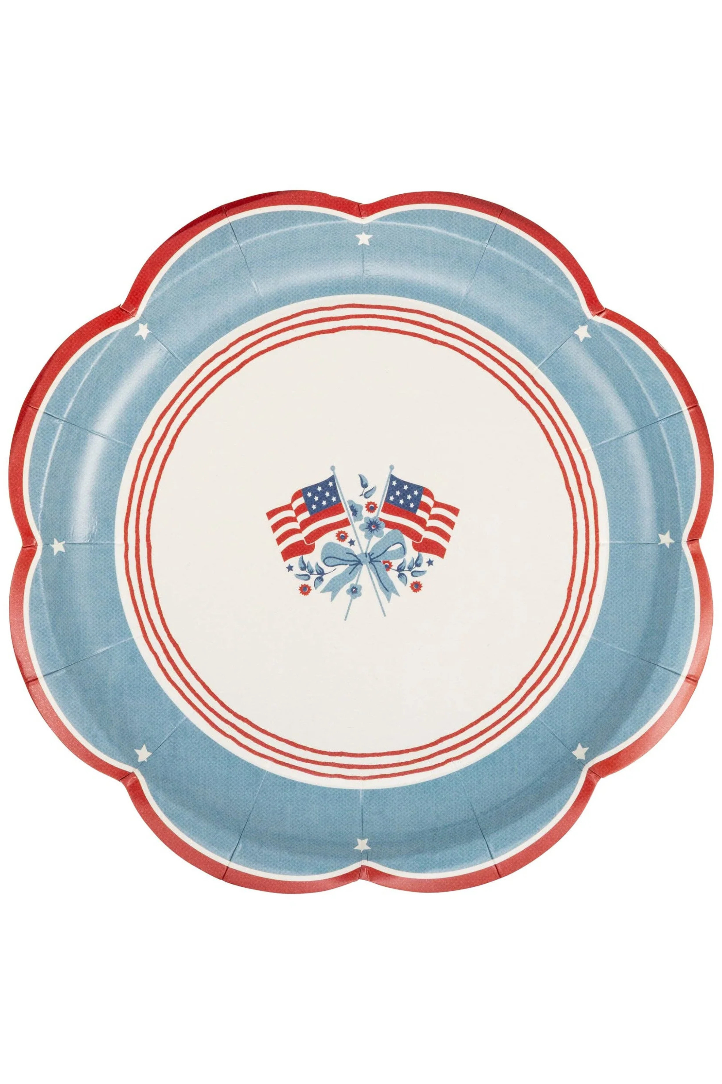 MY MIND'S EYE - Flag Paper Plates - 8"