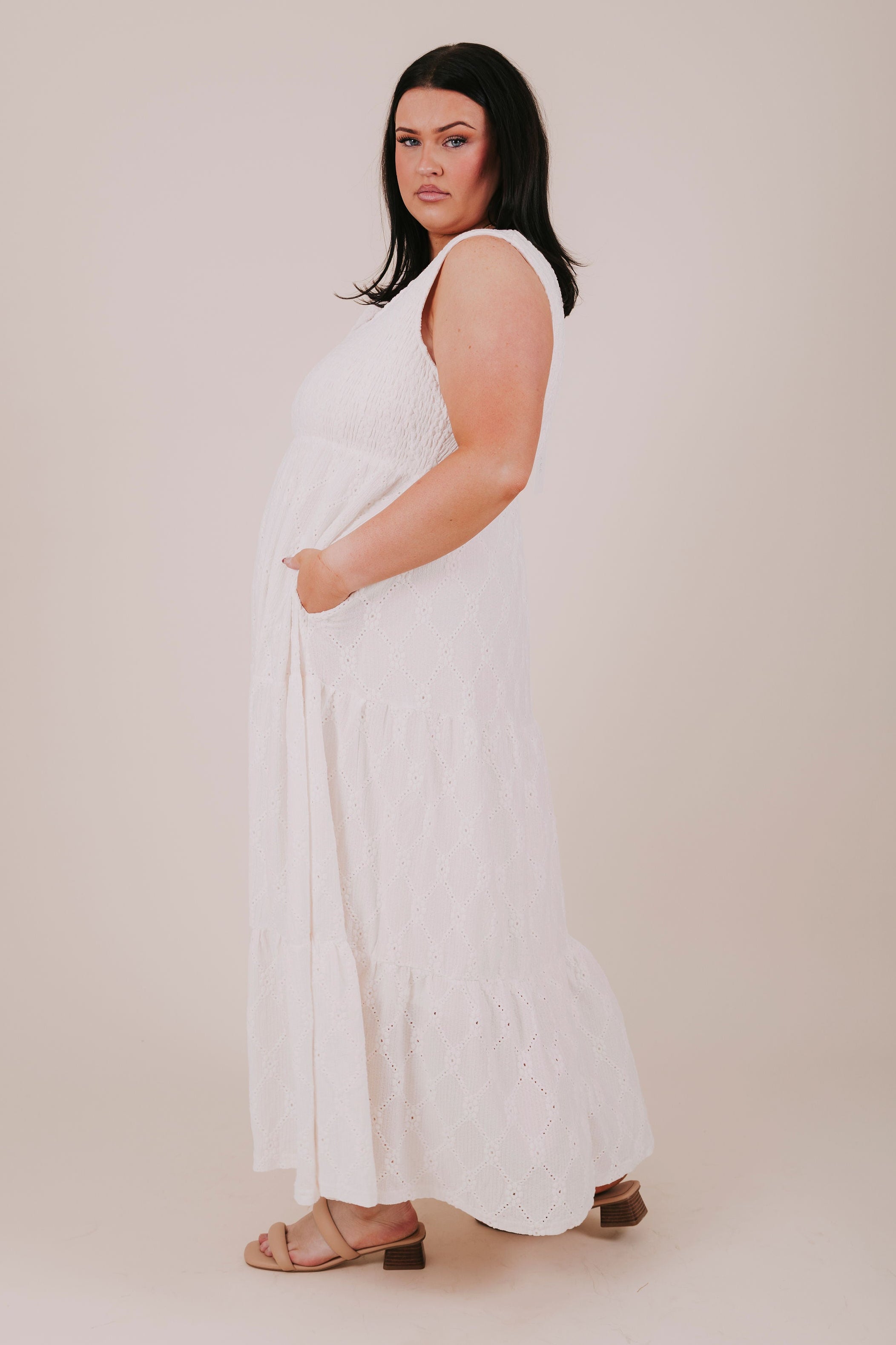 INCLUSIVE SIZING - Reason To Stay Dress 3X / Evening Creme