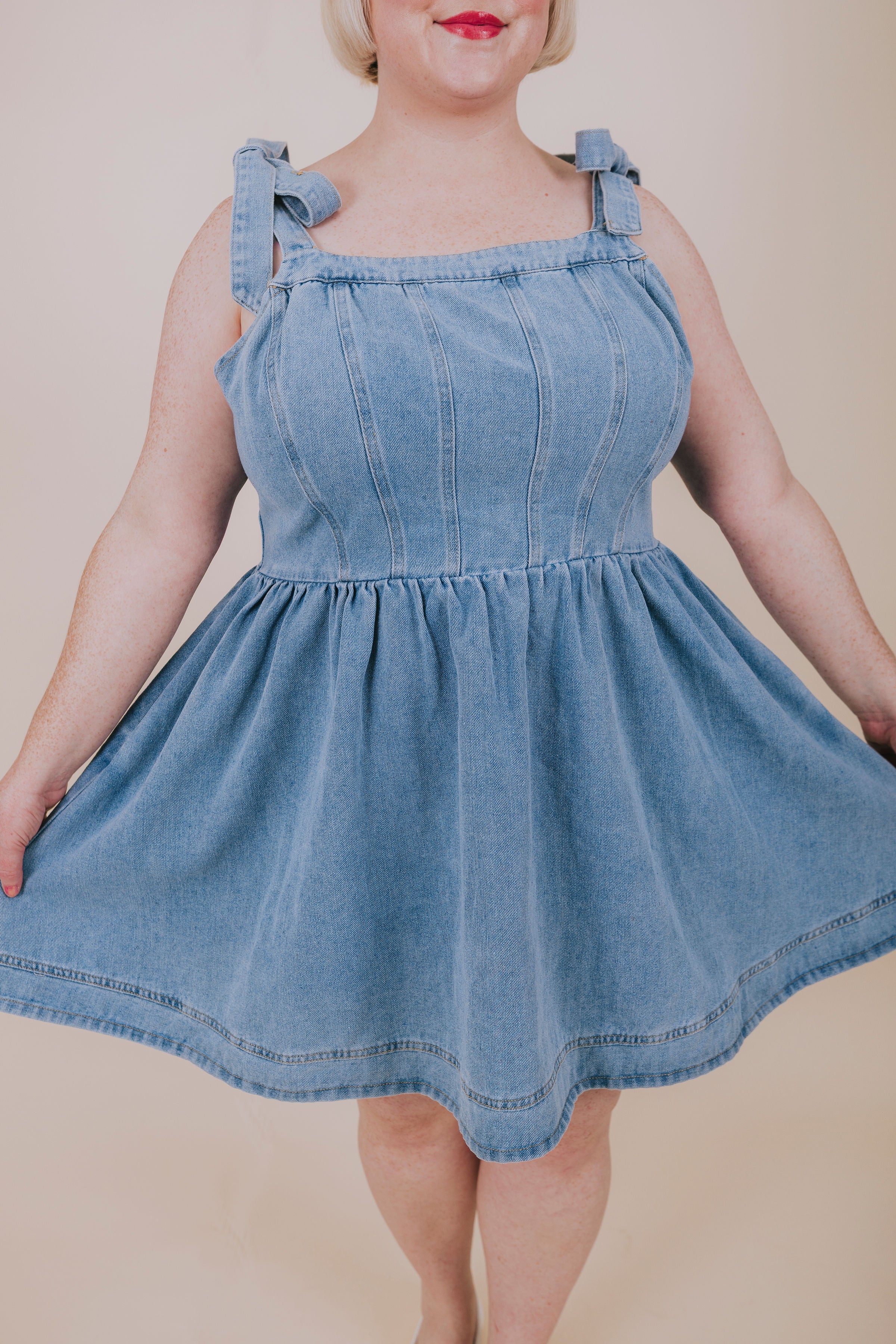 denim dress for women plus size Woman Within Plus Size Short-Sleeve Denim Dress, Women's, Size: 26, Blue