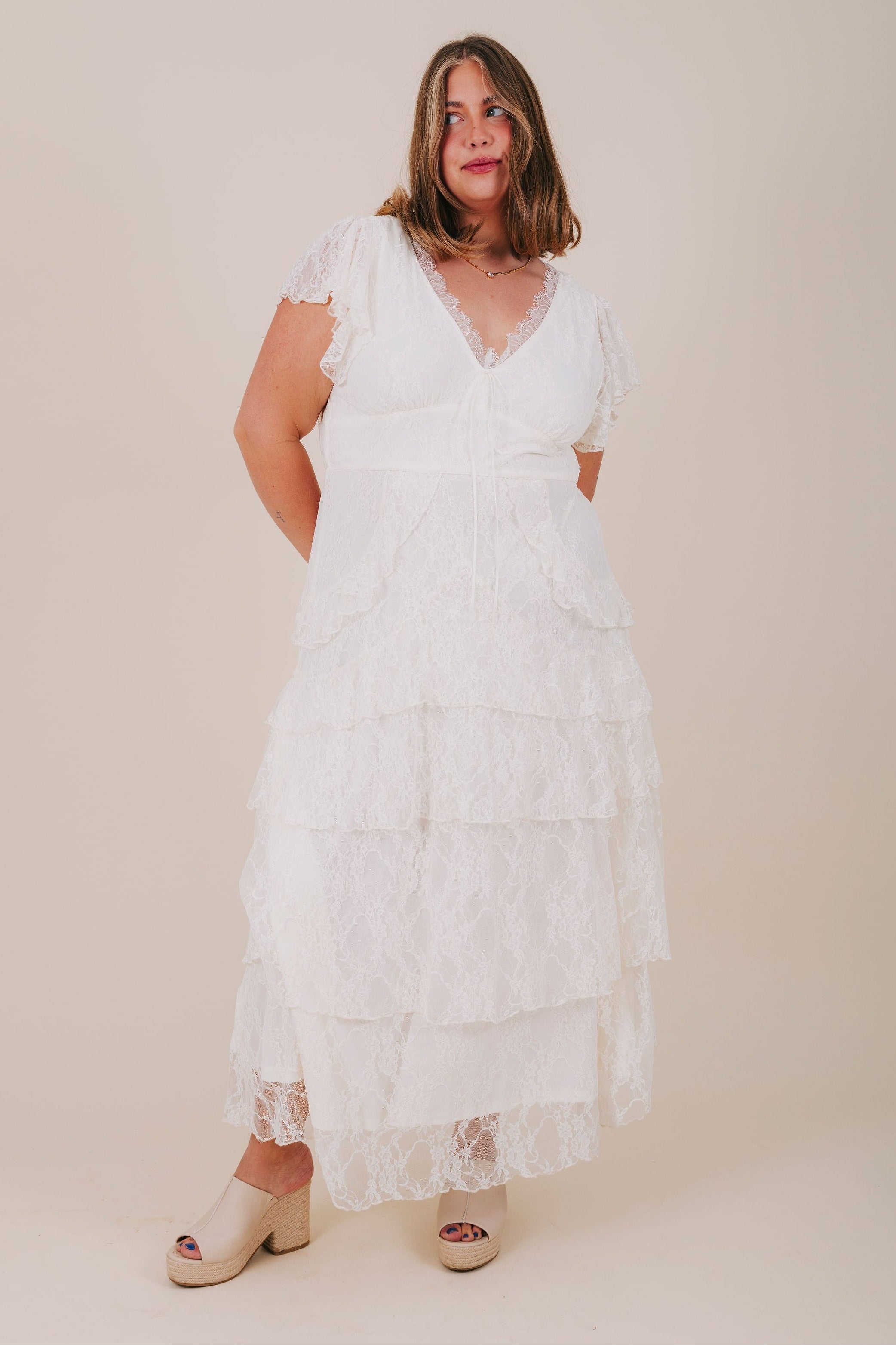 plus size ivory dress INCLUSIVE SIZING