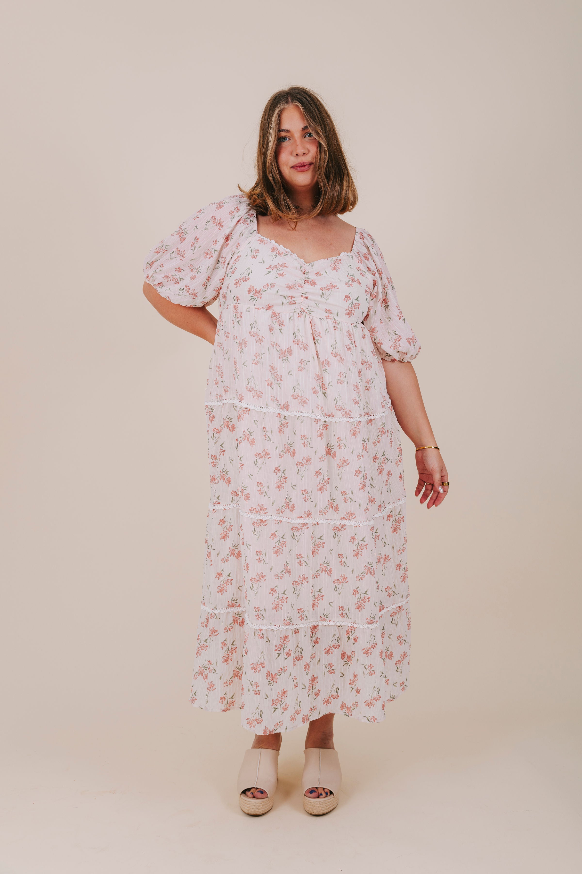 PLUS SIZE - Run Into You Dress 2X / Light Pink Taupe PLUS SIZE - Run Into You Dress 2X / Light Pink Taupe