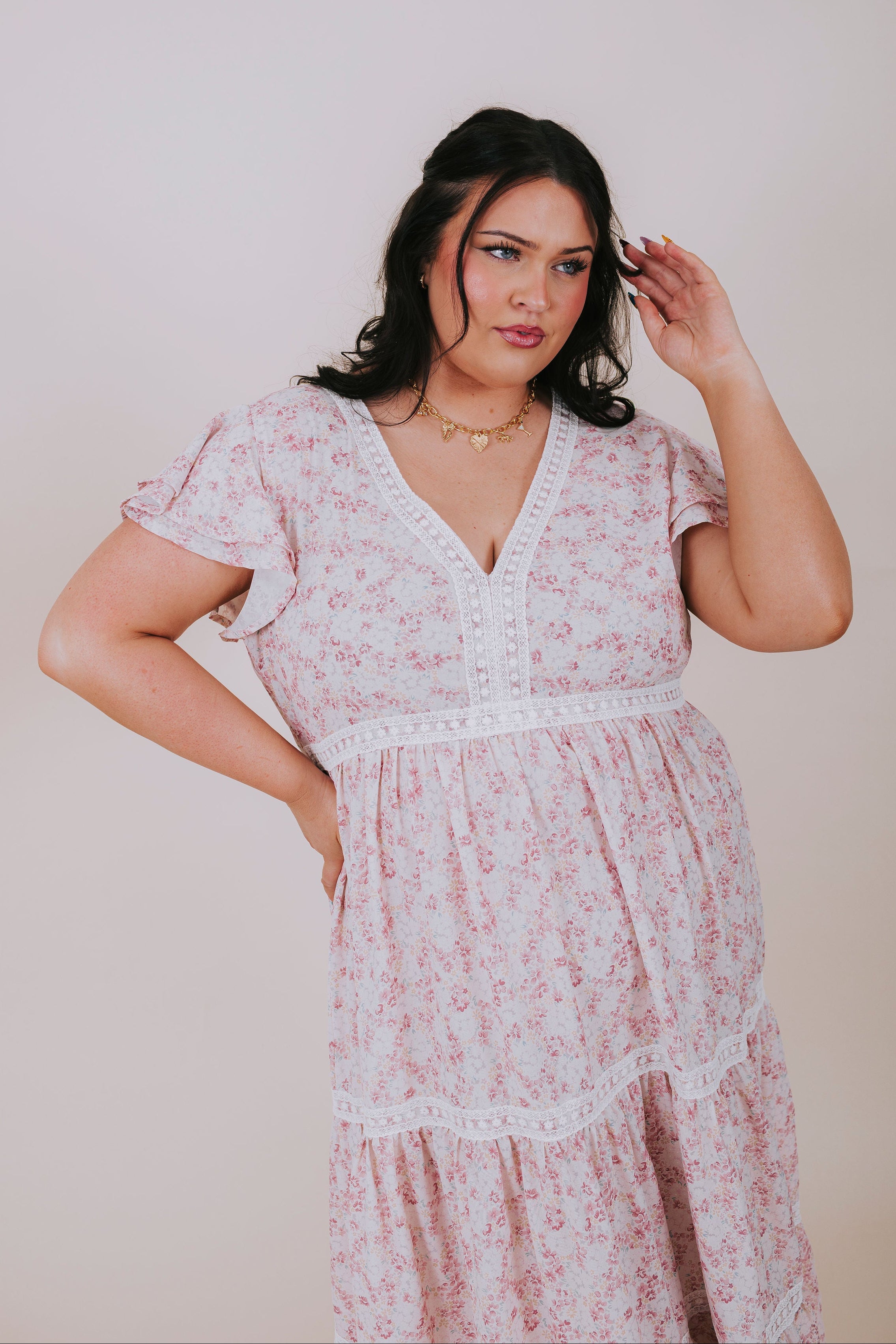 PLUS SIZE - Peach Tart Dress 3XL / Peach PLUS SIZE - Peach Tart Dress 3XL / Peach