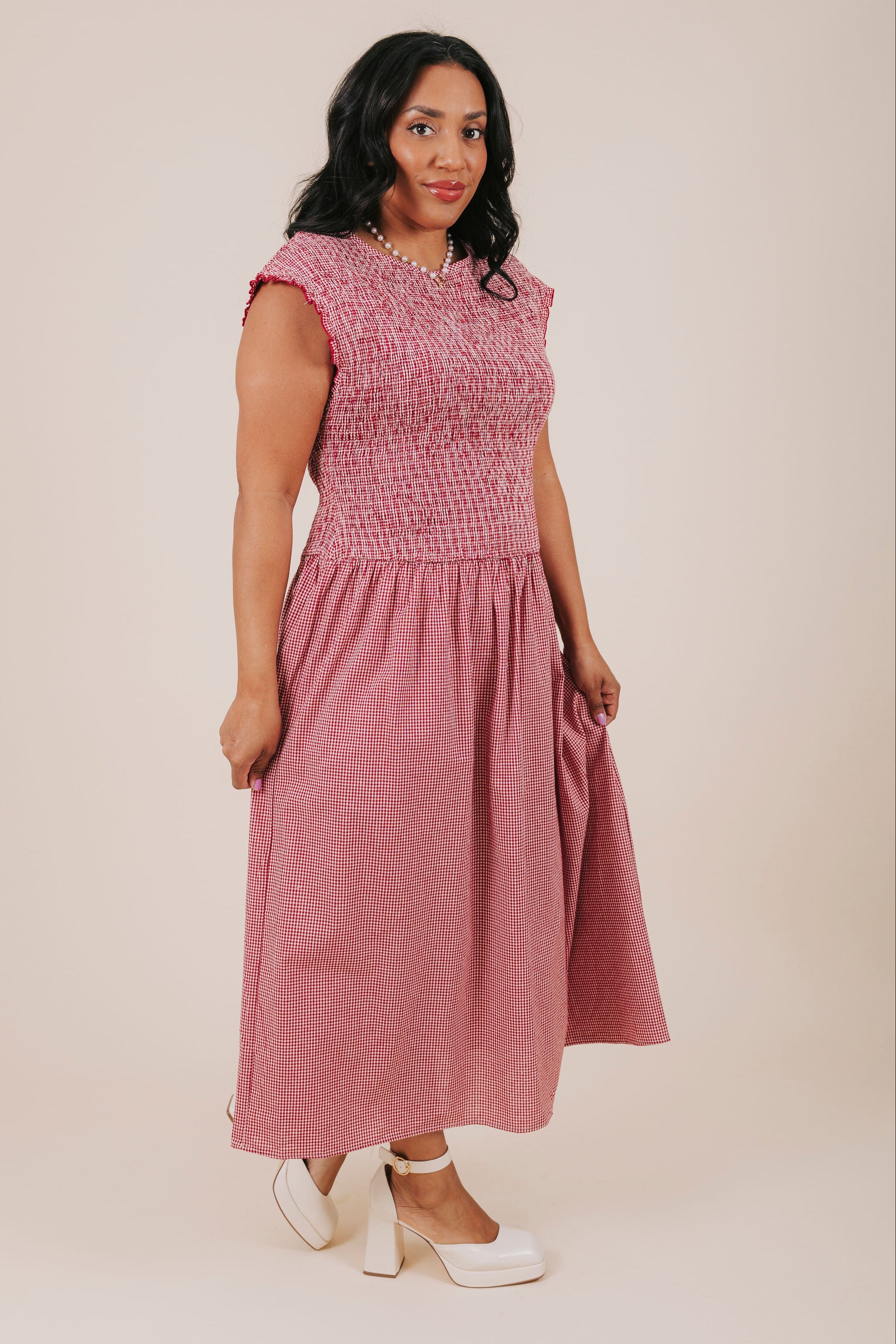 orange bodycon midi dress Orange Ribbed Mock Neck Long Sleeve Midi Dress – PinkBlush