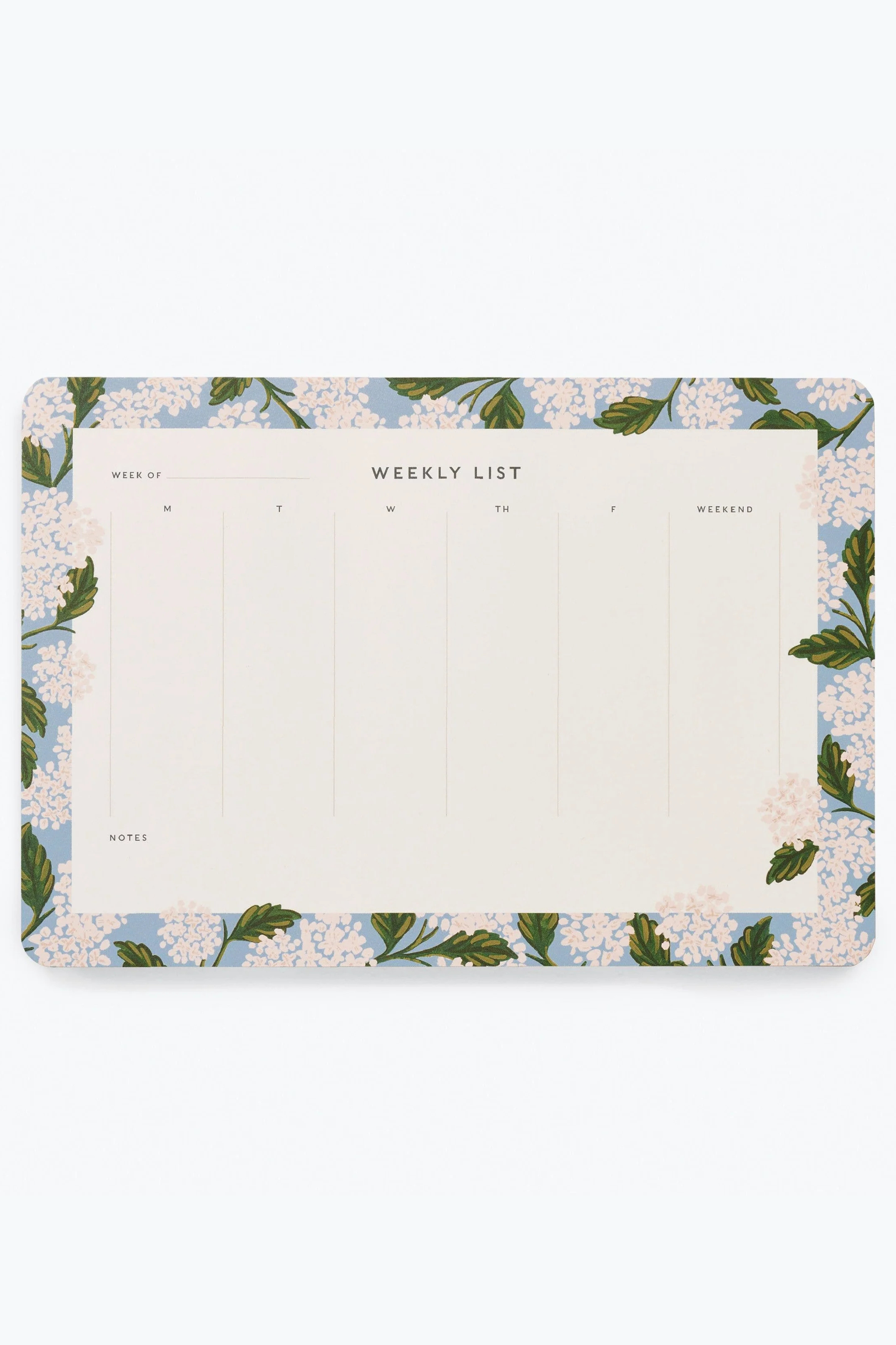 RIFLE PAPER CO - Hydrangea Weekly Desk Pad