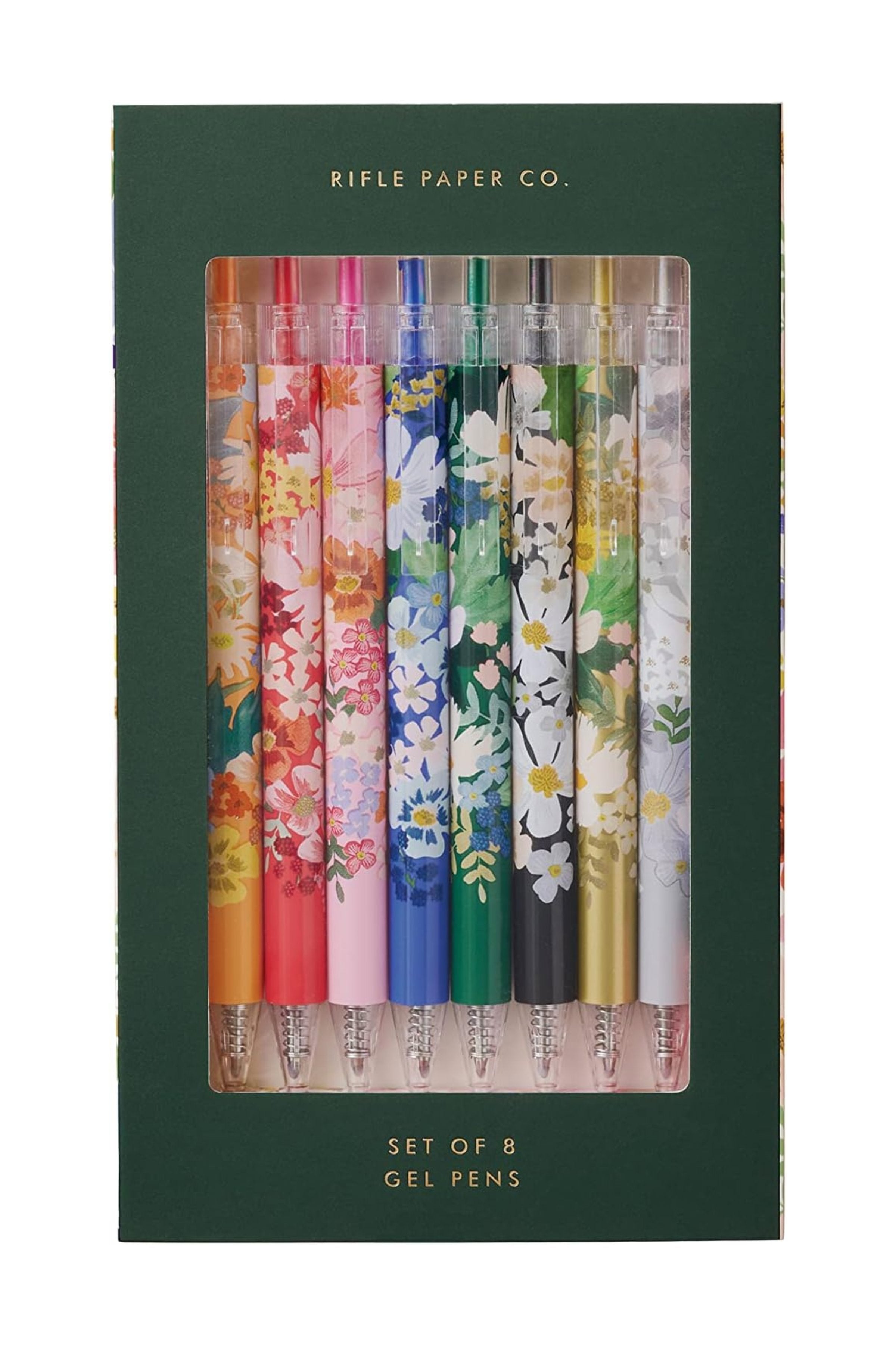 RIFLE PAPER CO - Margaux Gel Pens (Set Of 8) 