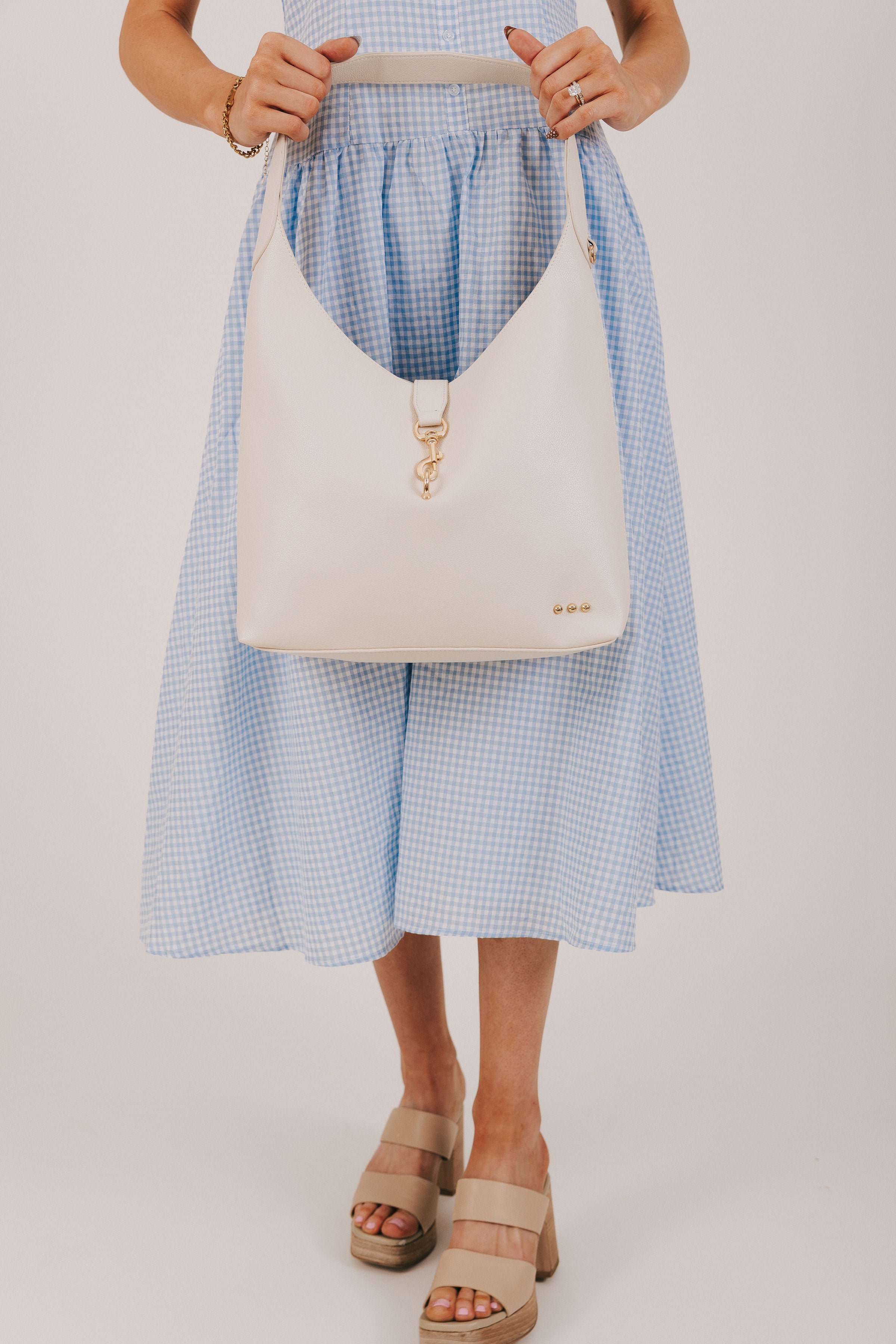 PRETTY SIMPLE - Haddie Purse in Cream 