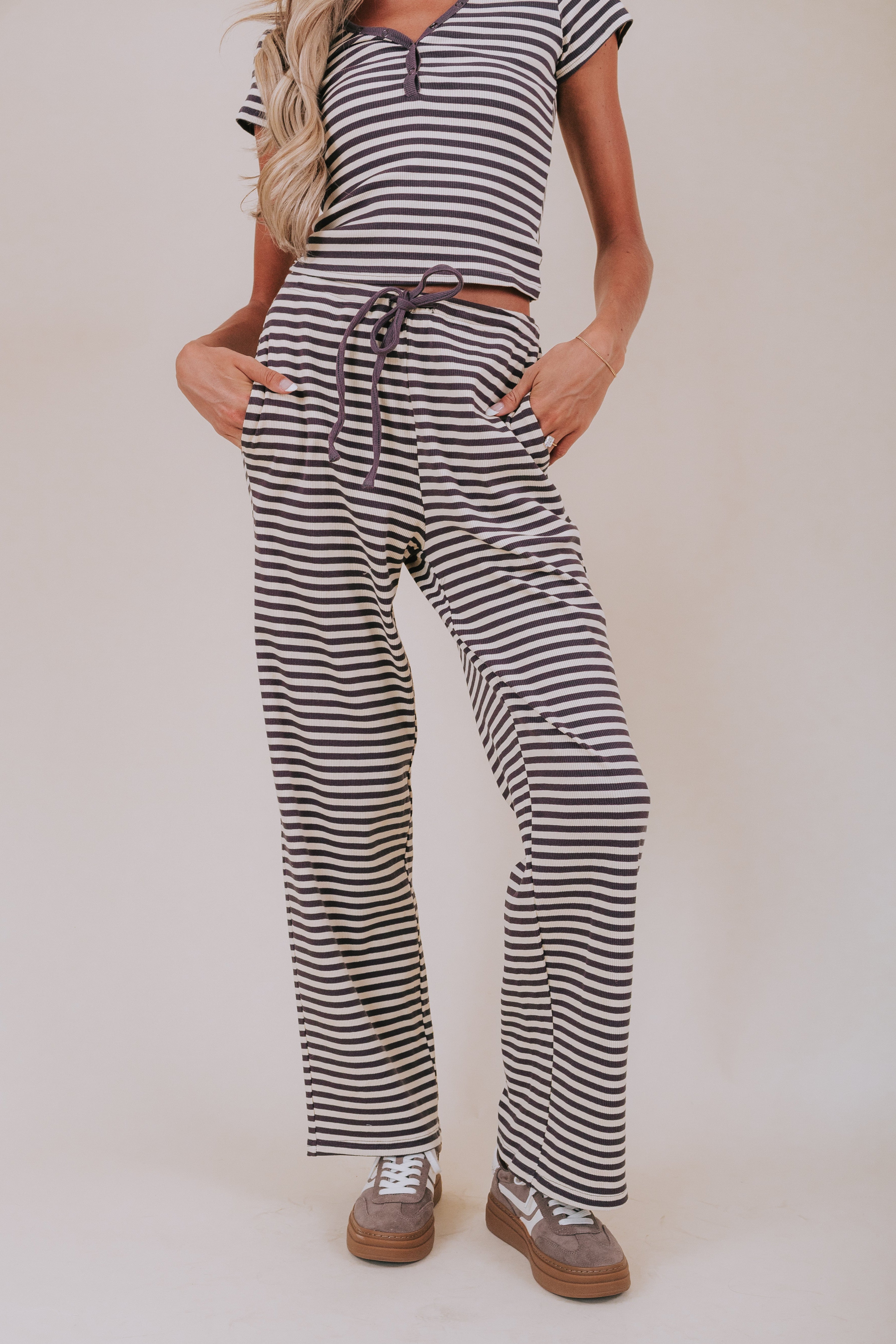 Sunday Stripe Pants - 4 Colors!