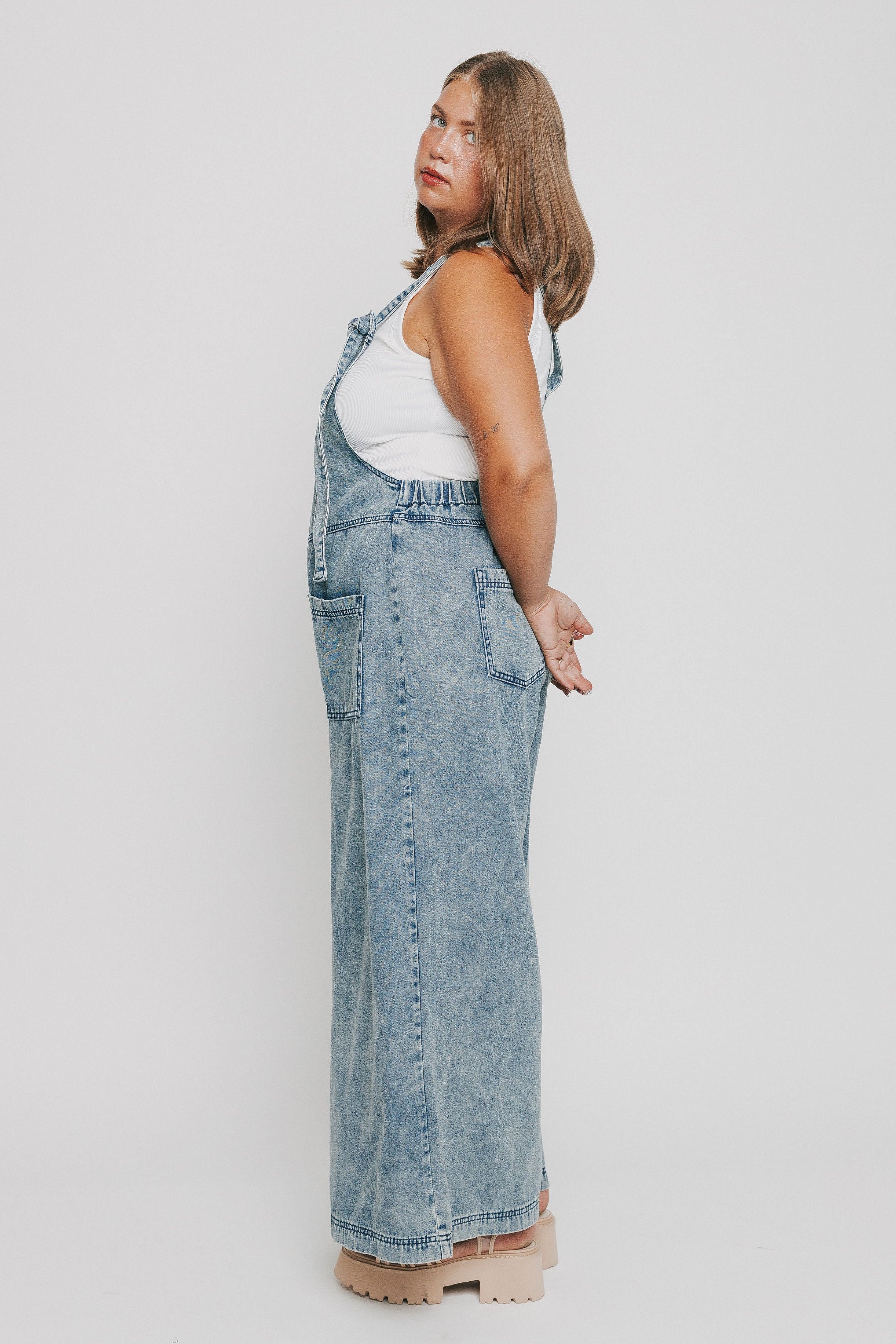 PLUS SIZE - Just Another Day Overalls